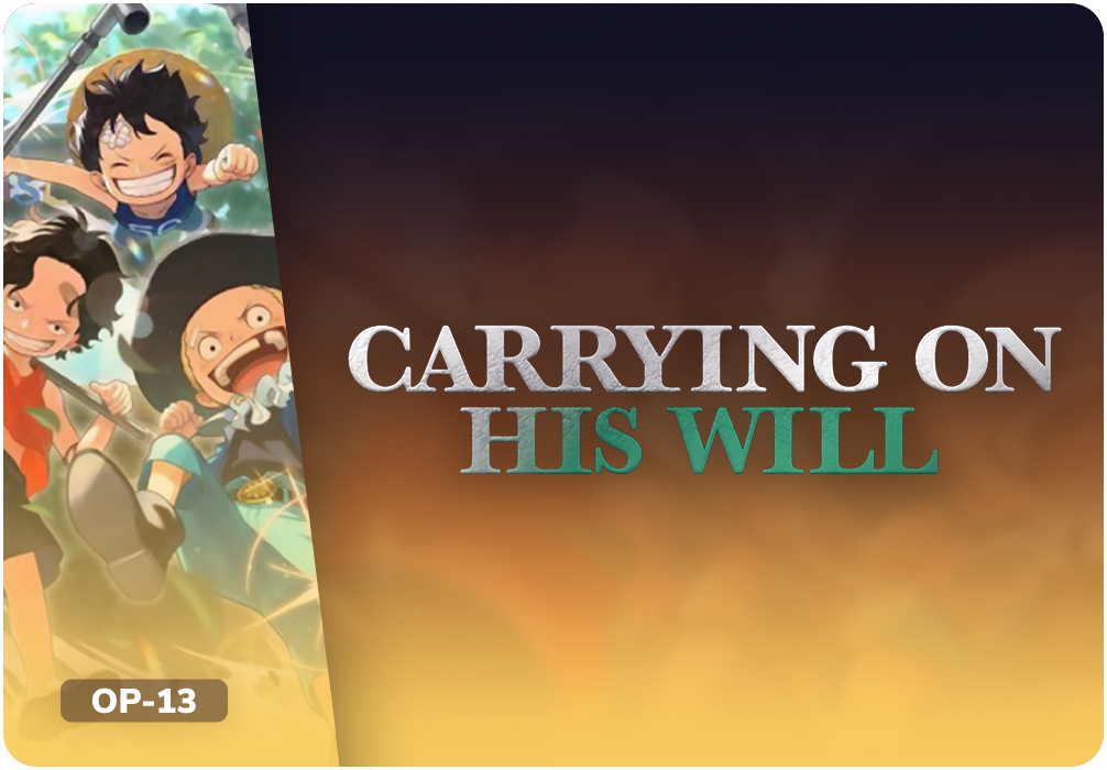 One Piece Carrying On His Will (OP-13): Booster Products