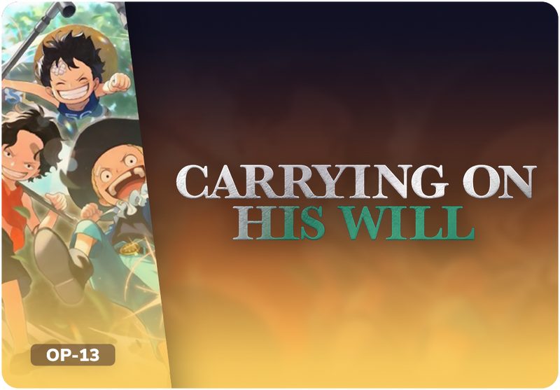One Piece Carrying On His Will (OP-13): Booster Products
