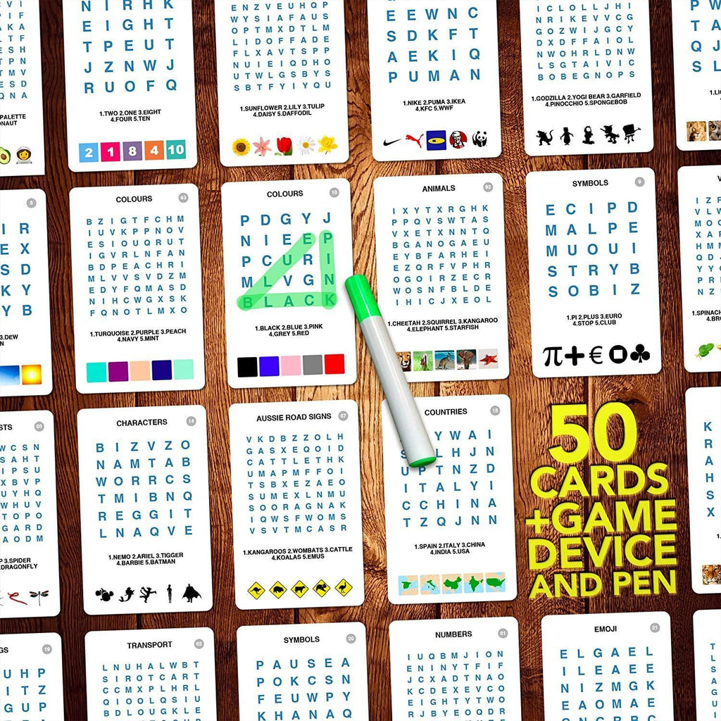 100 PICS - Word Search Puzzles