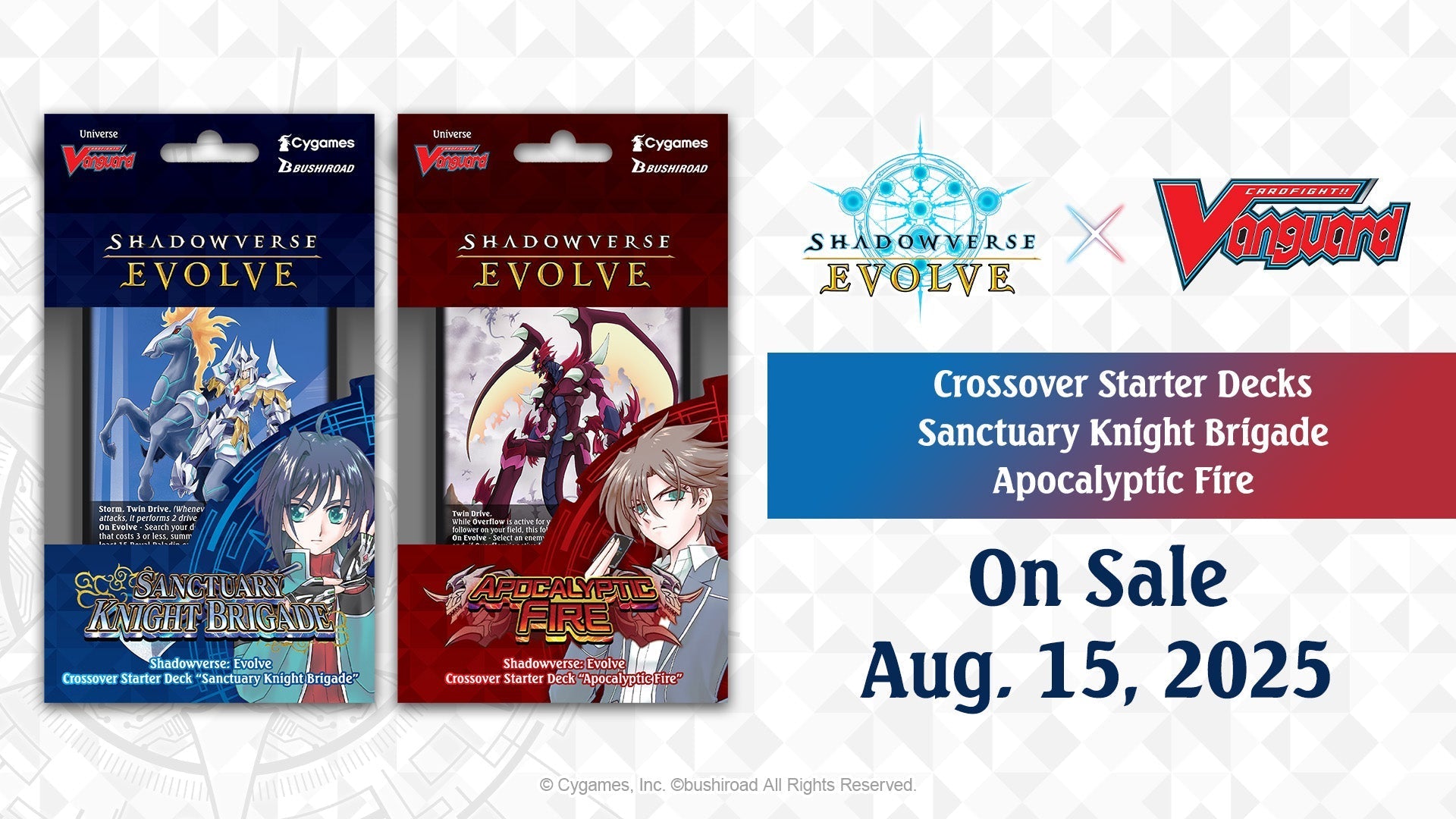 Shadowverse: Evolve - Crossover Set Cardfight!! Vanguard -Set of 2- Starter Decks