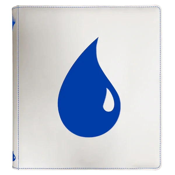 Mana 8 - 12-Pocket Zip PRO-Binder - Island for Magic: The Gathering