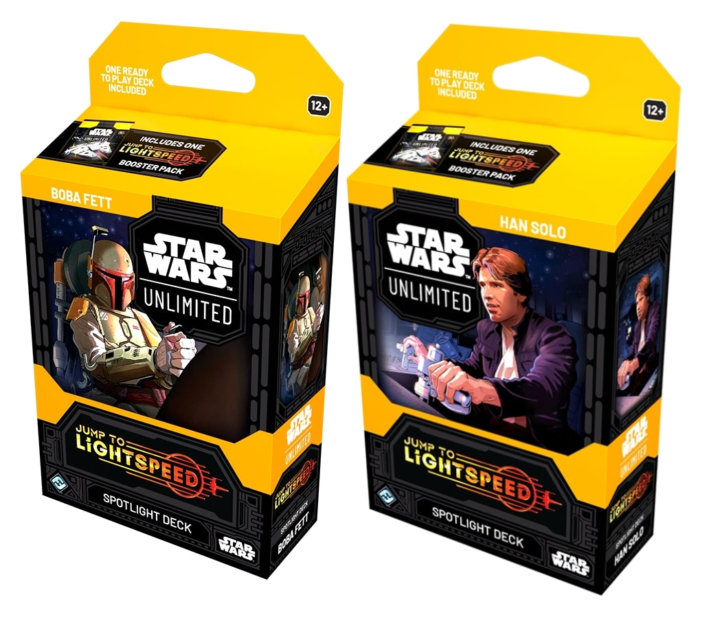 Star Wars: Unlimited - Jump to Lightspeed: Boba Fett & Han Solo Spotlight Decks