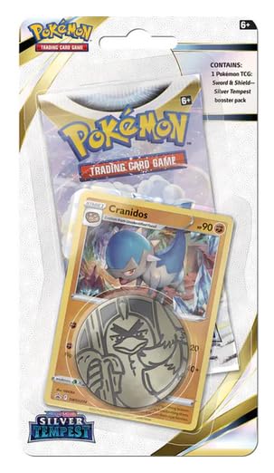Pokemon TCG: Silver Tempest - Checklane Blister Pack (Cranidos)
