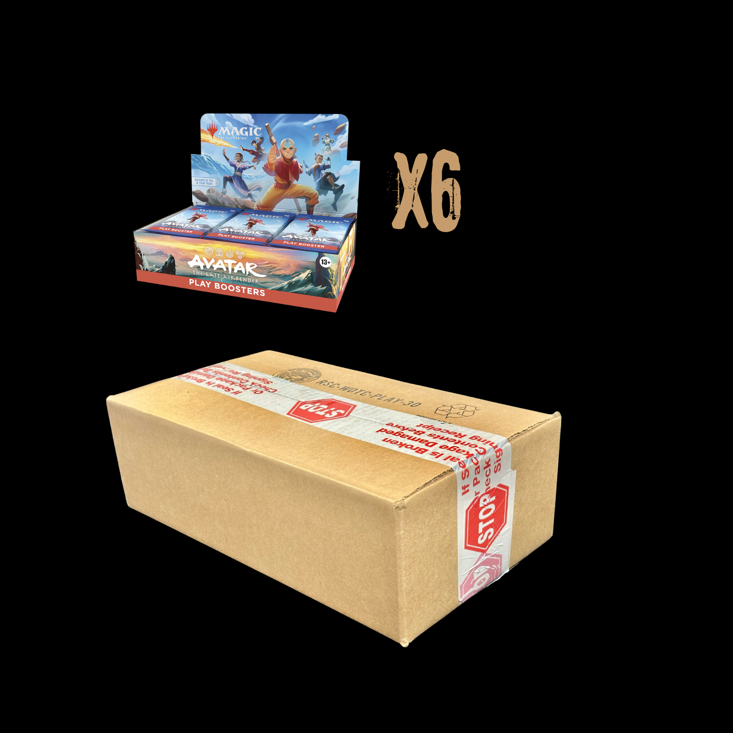 MTG Magic The Gathering Avatar The Last Airbender 6x Play Booster Box Sealed Case