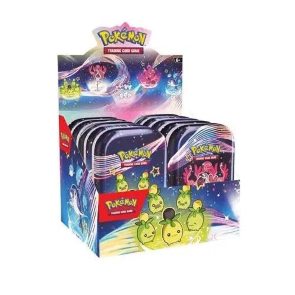 Pokemon TCG: Scarlet and Violet: PALDEAN Fates: MINI-TINS Display