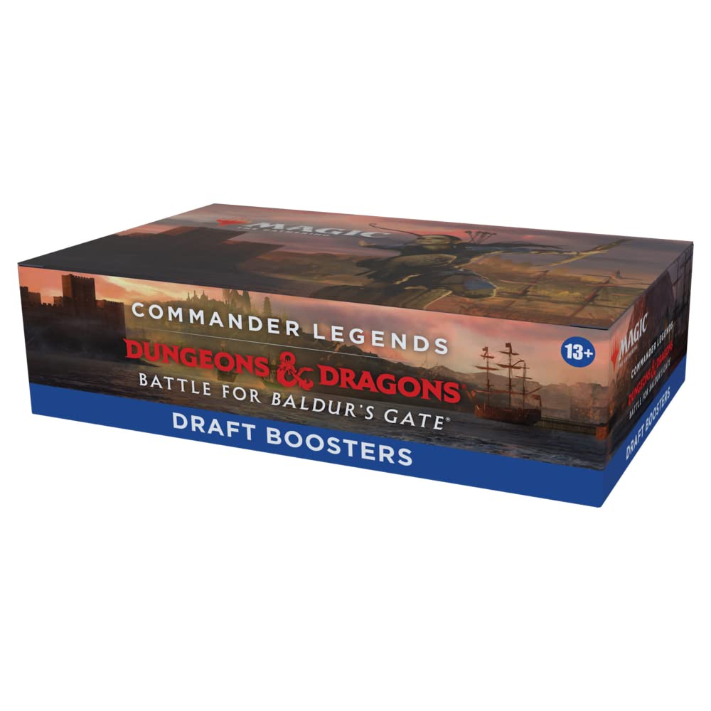 Magic: The Gathering Commander Legends: Battle for Baldur’s Gate Draft Booster Box | 24 Packs (480 Magic Cards)