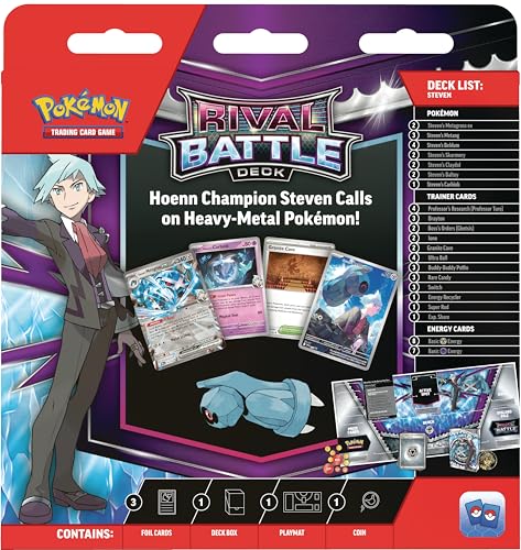 Pokemon TCG: Rival Battle Deck — Steven (60 Cards)