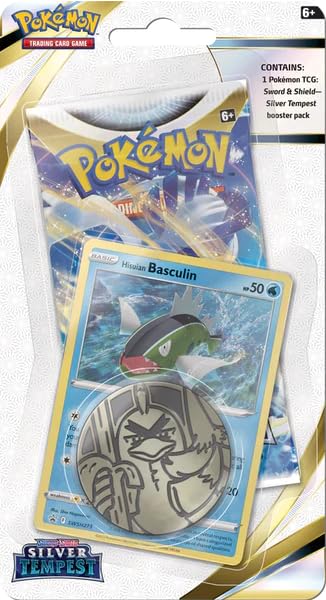 Pokemon TCG: Silver Tempest - Checklane Blister Pack (Basculin)