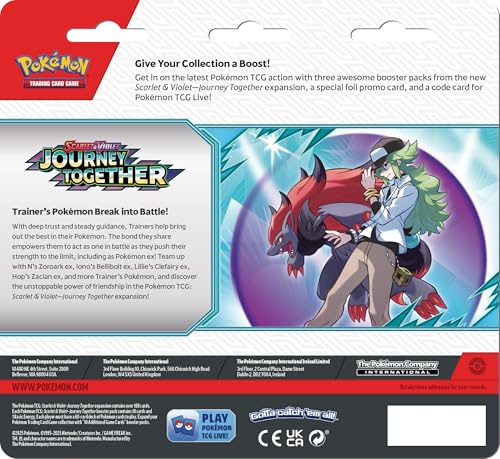 Pokemon TCG: Scarlet & Violet — Journey Together Three-Booster Blister - Scrafty