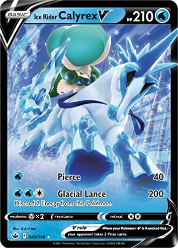 Pokemon Cards: Ice Rider Calyrex VMAX League Battle Deck