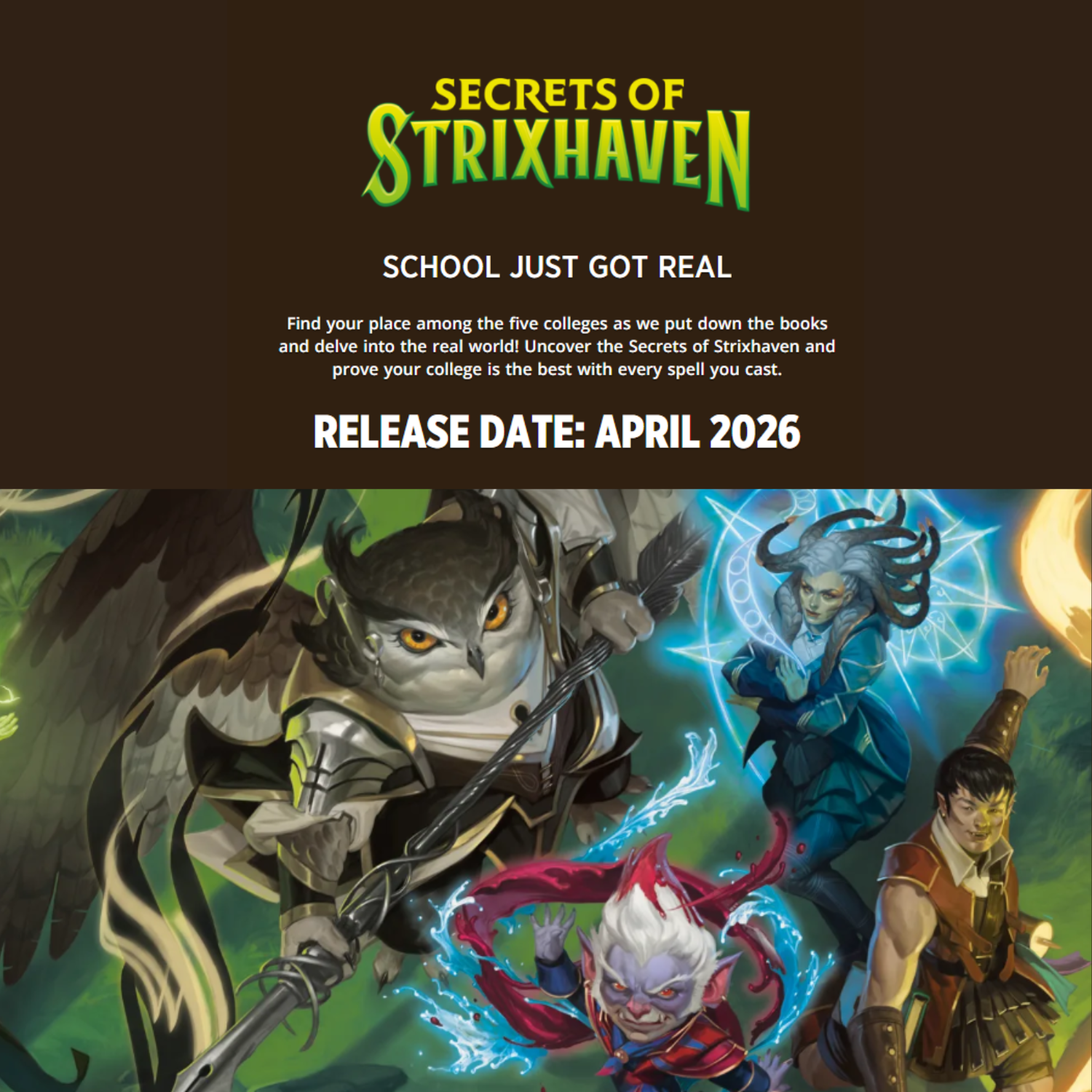 MTG Magic The Gathering Secrets Of Strixhaven Collector Booster Box (Ships April 2026)