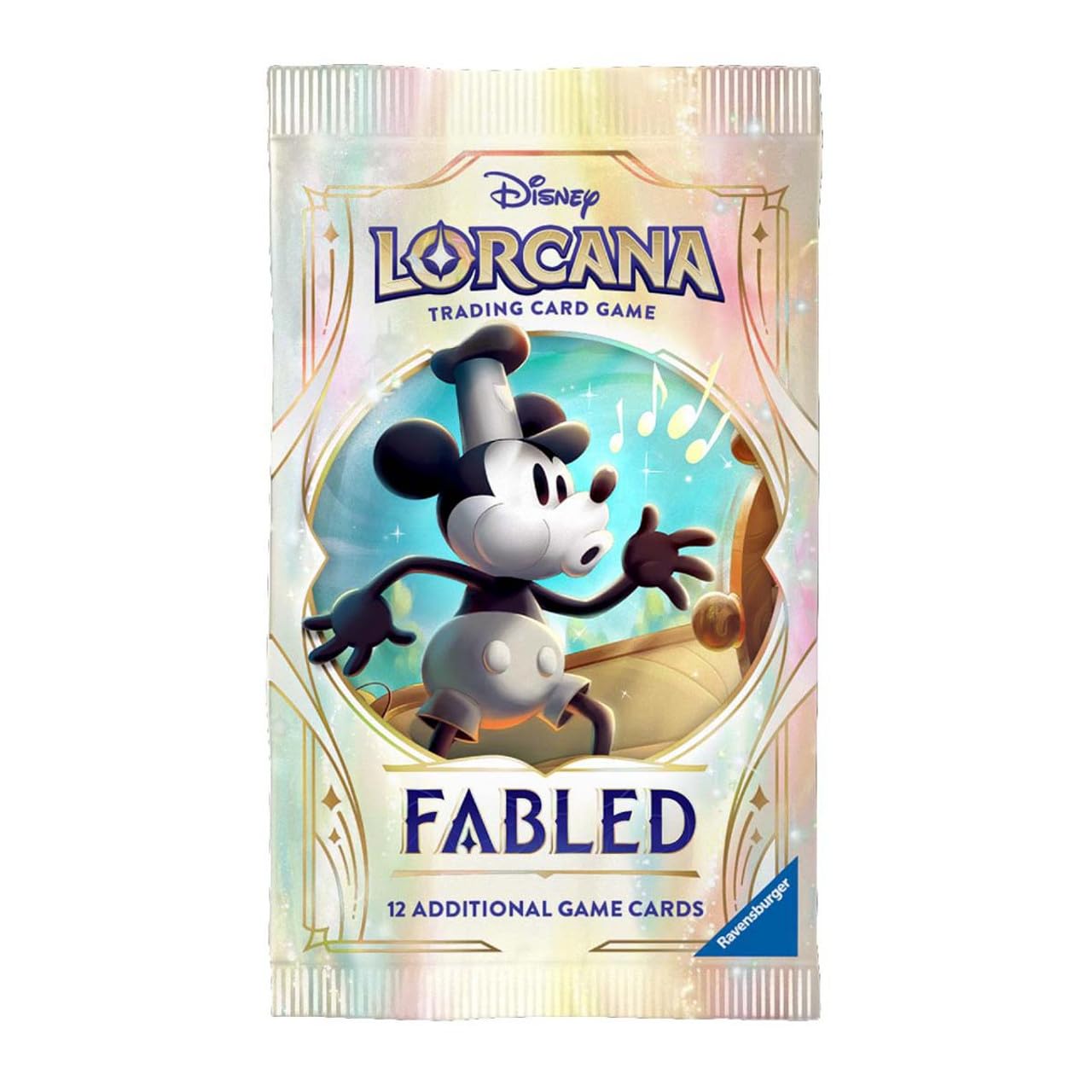 Ravensburger Disney Lorcana TCG: Fabled Assorted Single Booster Pack (12 Cards) | Collectible Trading Cards | Ideal for Disney Fans & TCG Players | Suitable for Ages 8+