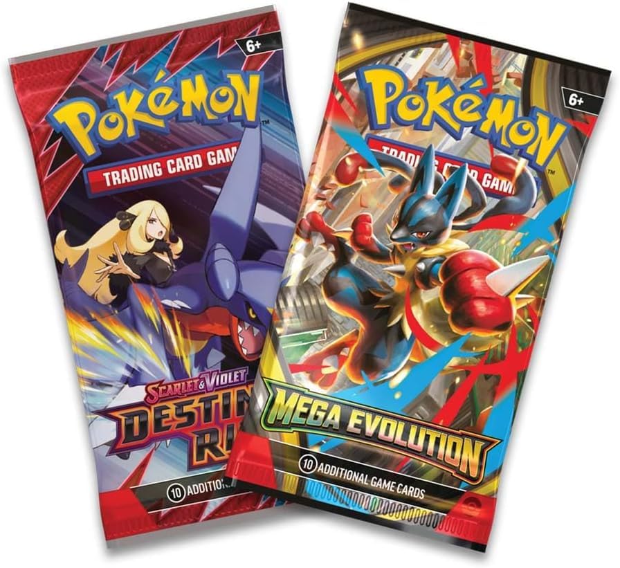 Pokemon Trading Card Game TCG Mega Evolutions Mini Tins - 2 Packs, 1 Destined Rivals, 1 Mega Evolution Plus Sticker and Art Card (Mega Venusaur)