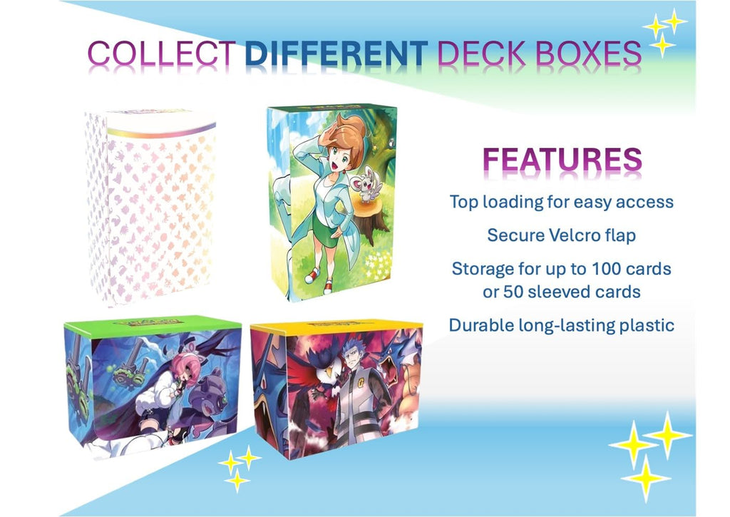 Pokemon: 100 Assorted Card Bundle - with Foils and 5 Ultra Rare (V, GX, EX) Variety - Official Pokemon TCG Deck Box Included