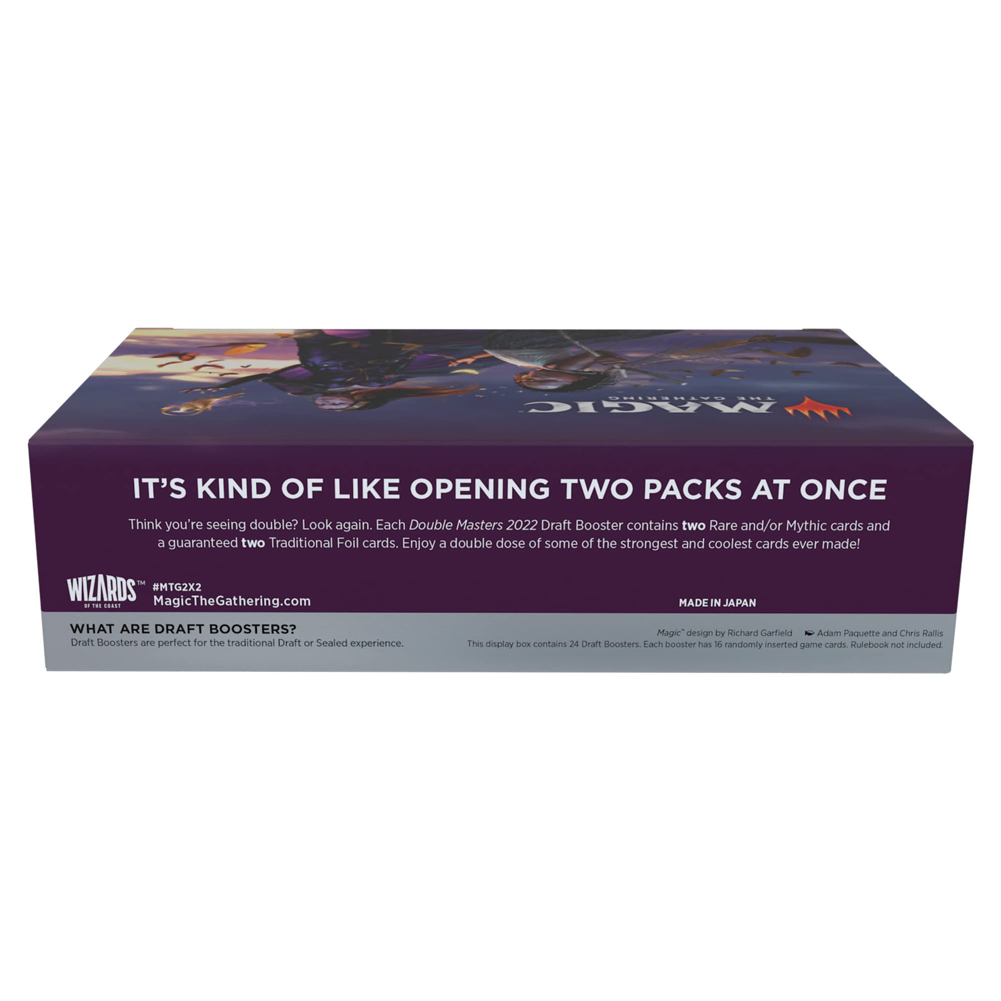 Magic: The Gathering Double Masters 2022 Draft Booster Box | 24 Packs (384 Magic Cards)