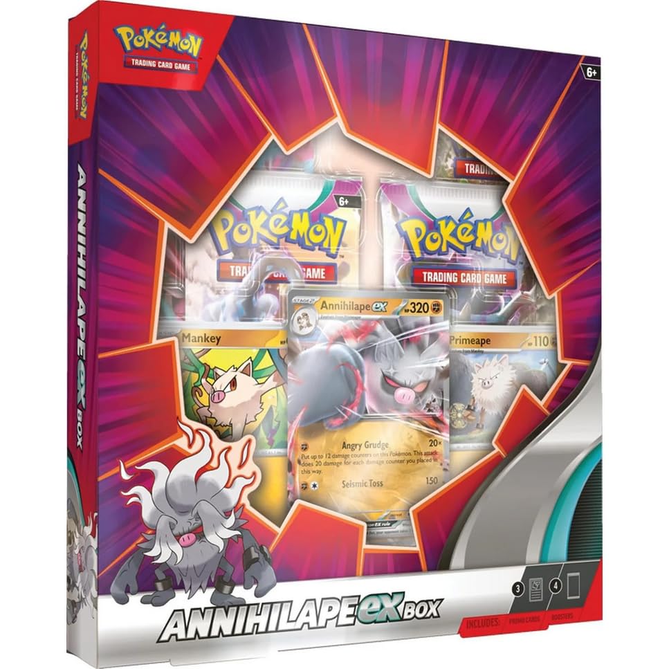 Pokemon EX Annihilape Collection Box (Sealed, x6) by The Pokemon Company