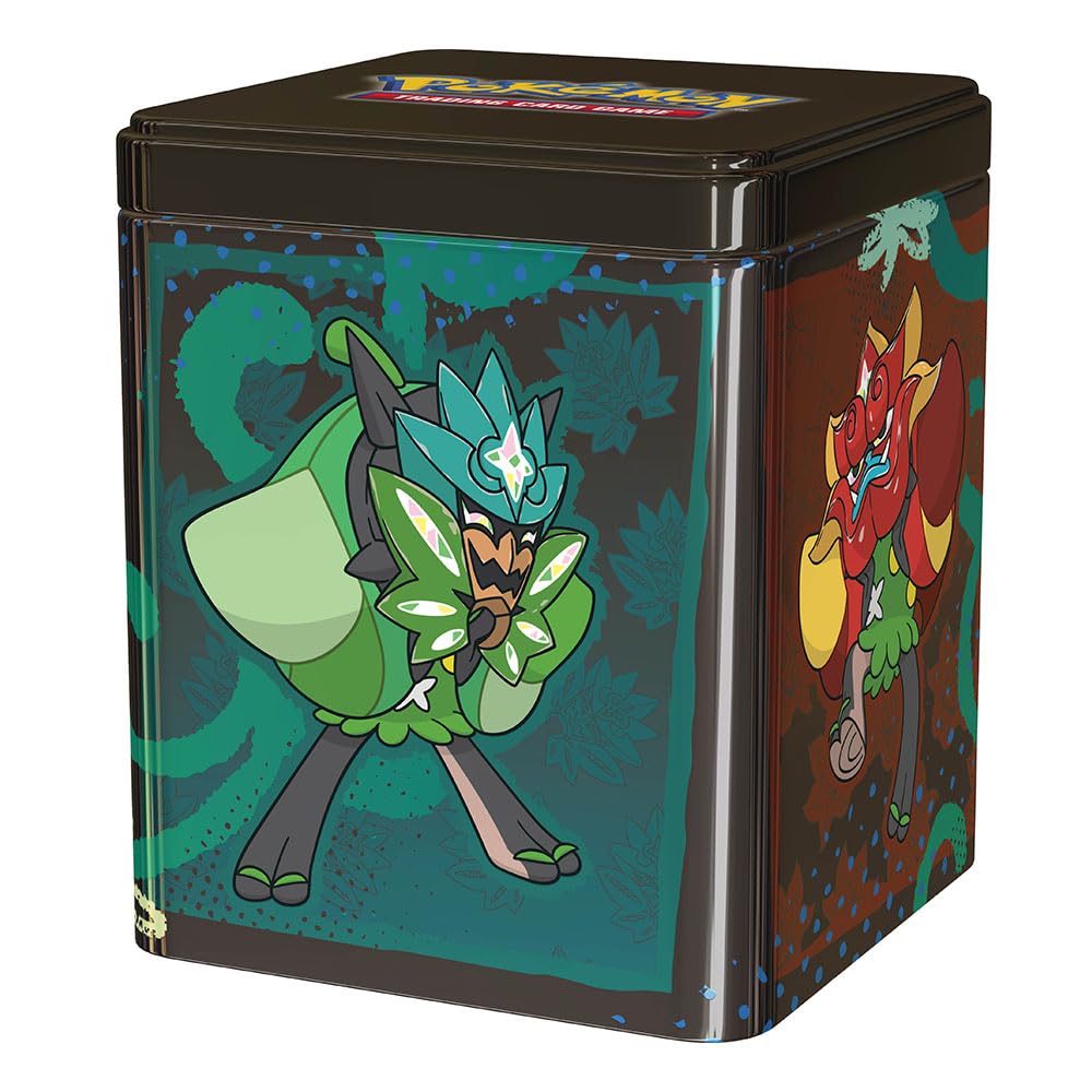 Pokemon TCG: Stacking Tin (Q1 2025) - 3 Packs, Stickers (Random Design)