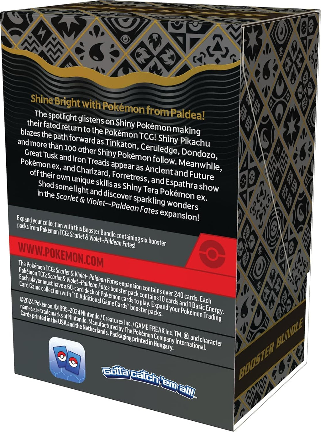Pokemon TCG: Scarlet & Violet - Paldean Fates Booster Bundle