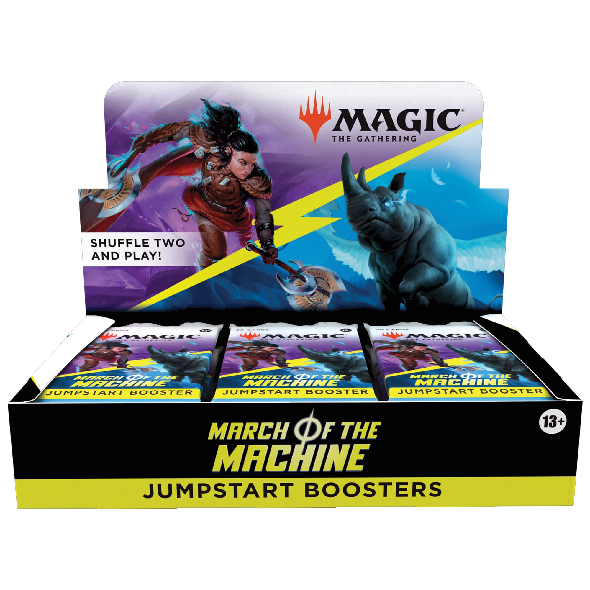 Magic: The Gathering March of the Machine Jumpstart Booster Box | 18 Packs (360 Magic Cards)