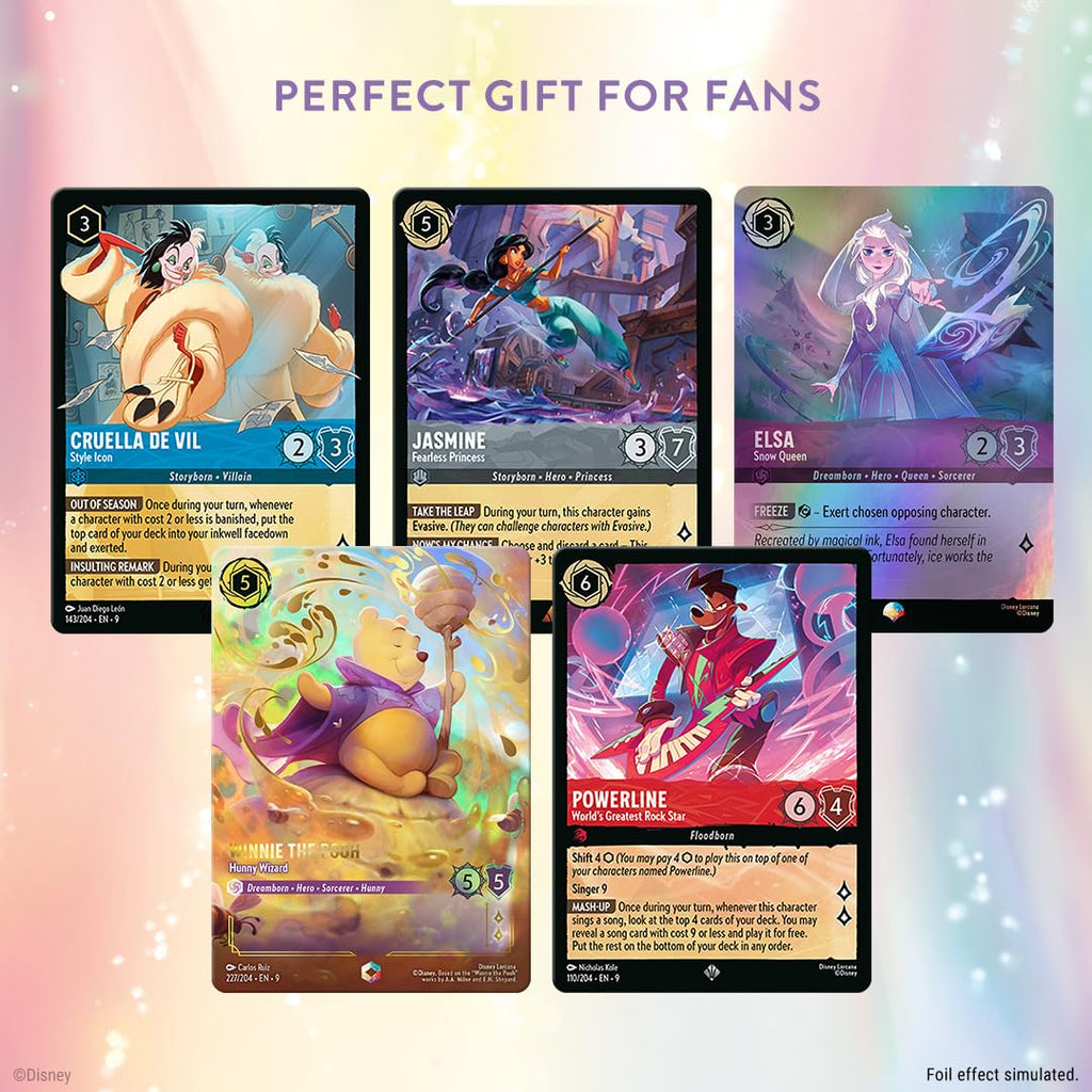 Ravensburger Disney Lorcana TCG: Fabled Illumineer's Trove | Secure Card Storage | Includes Booster Packs & Comprehensive Guide | Original Disney Artwork | Ages 8+