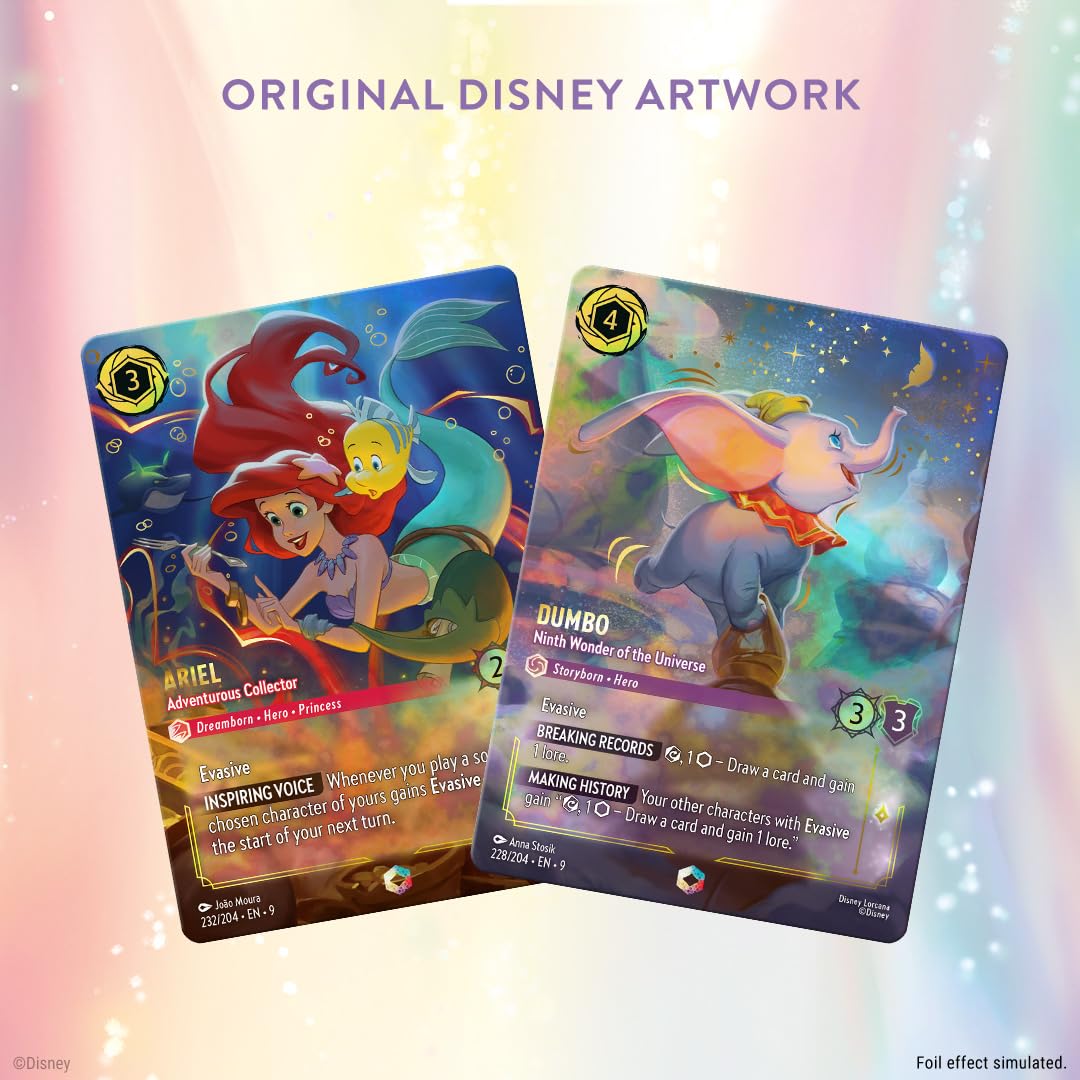 Ravensburger Disney Lorcana TCG: Fabled Illumineer's Trove | Secure Card Storage | Includes Booster Packs & Comprehensive Guide | Original Disney Artwork | Ages 8+