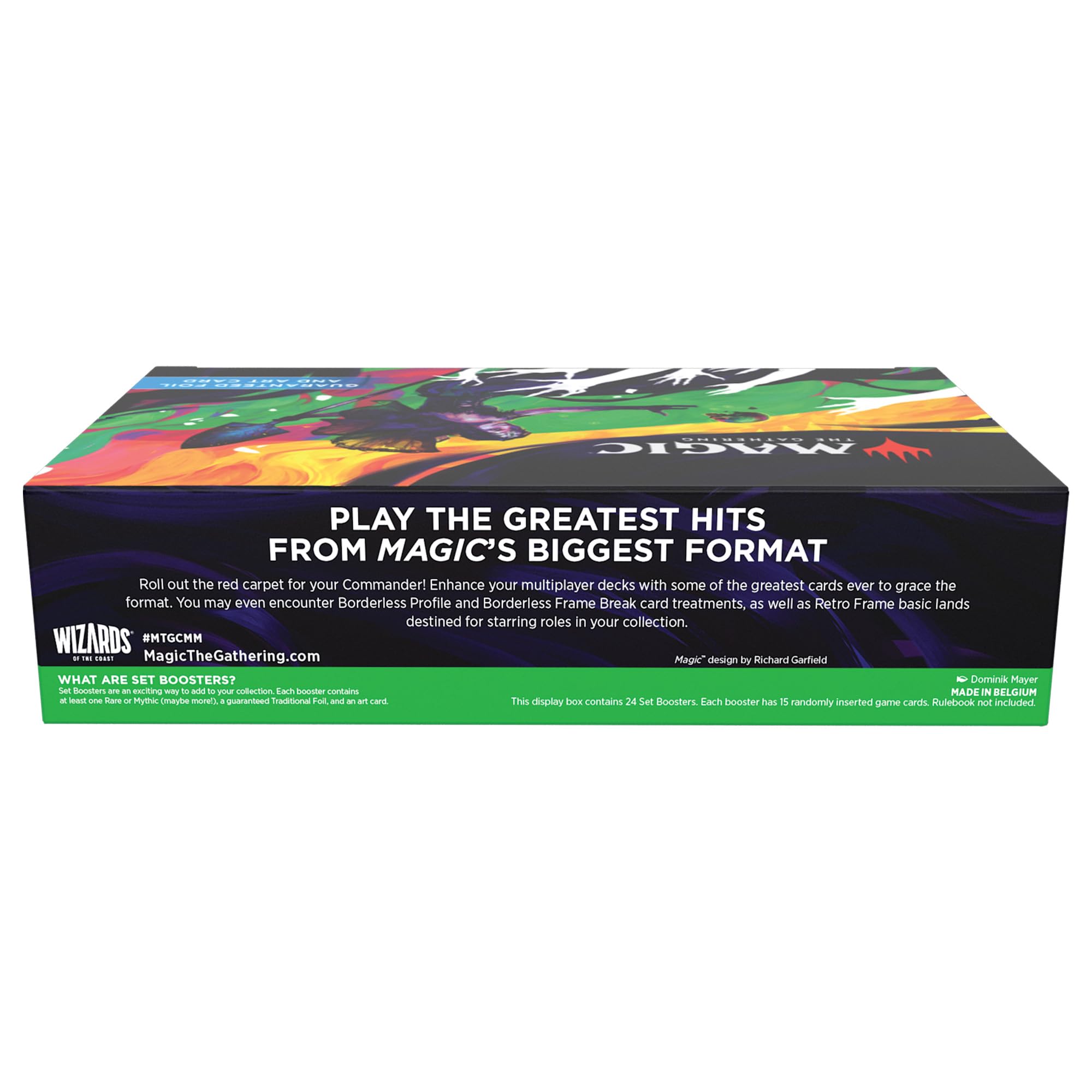 Magic The Gathering Commander Masters Set Booster Box - 24 Packs (360 Magic Cards)