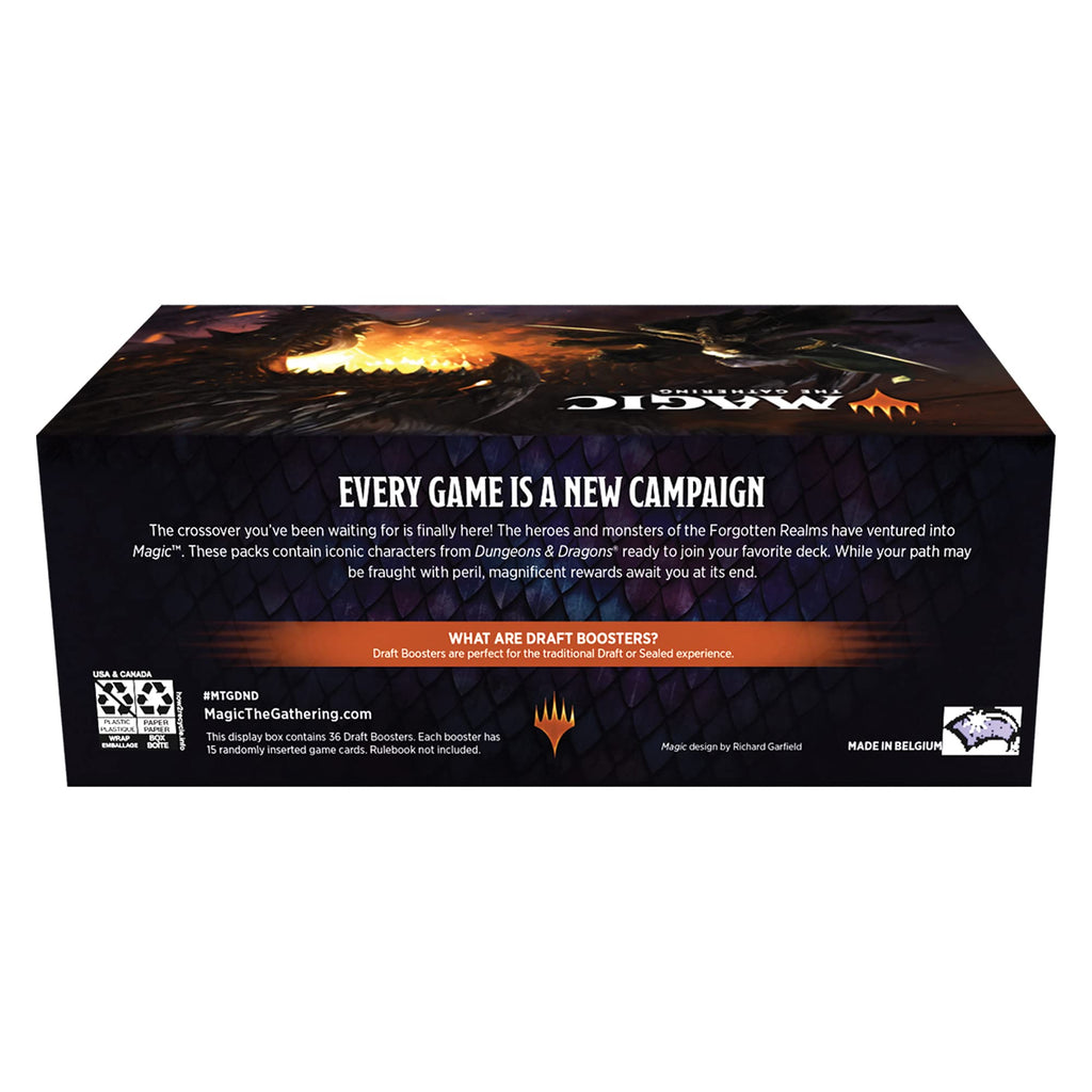 Magic The Gathering Adventures in The Forgotten Realms Draft Booster Box, 36 Packs