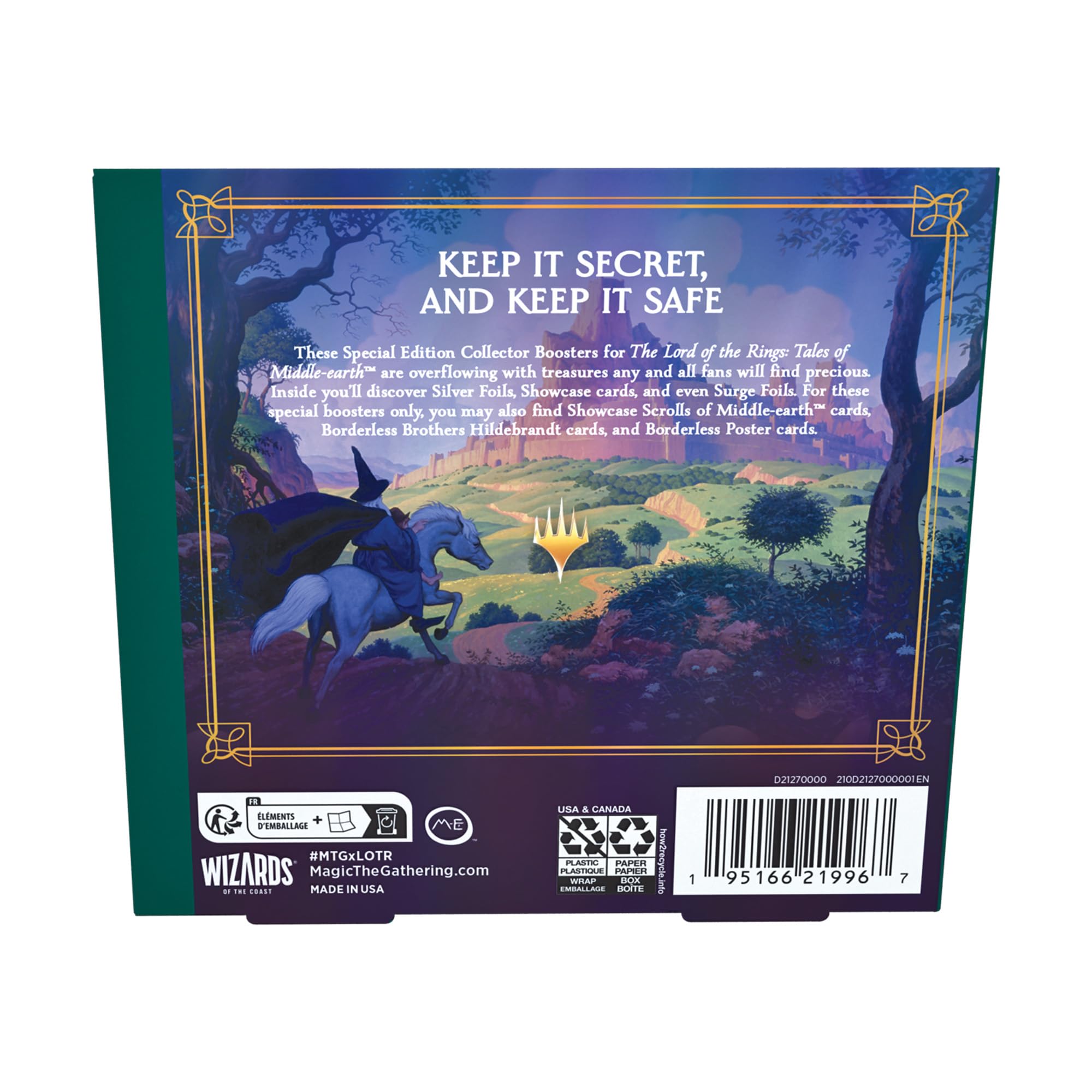 Magic: The Gathering The Lord of The Rings: Tales of Middle-Earth Special Edition Collector Booster Box - 12 Packs (Collectible Fantasy Card Game), Multicolor