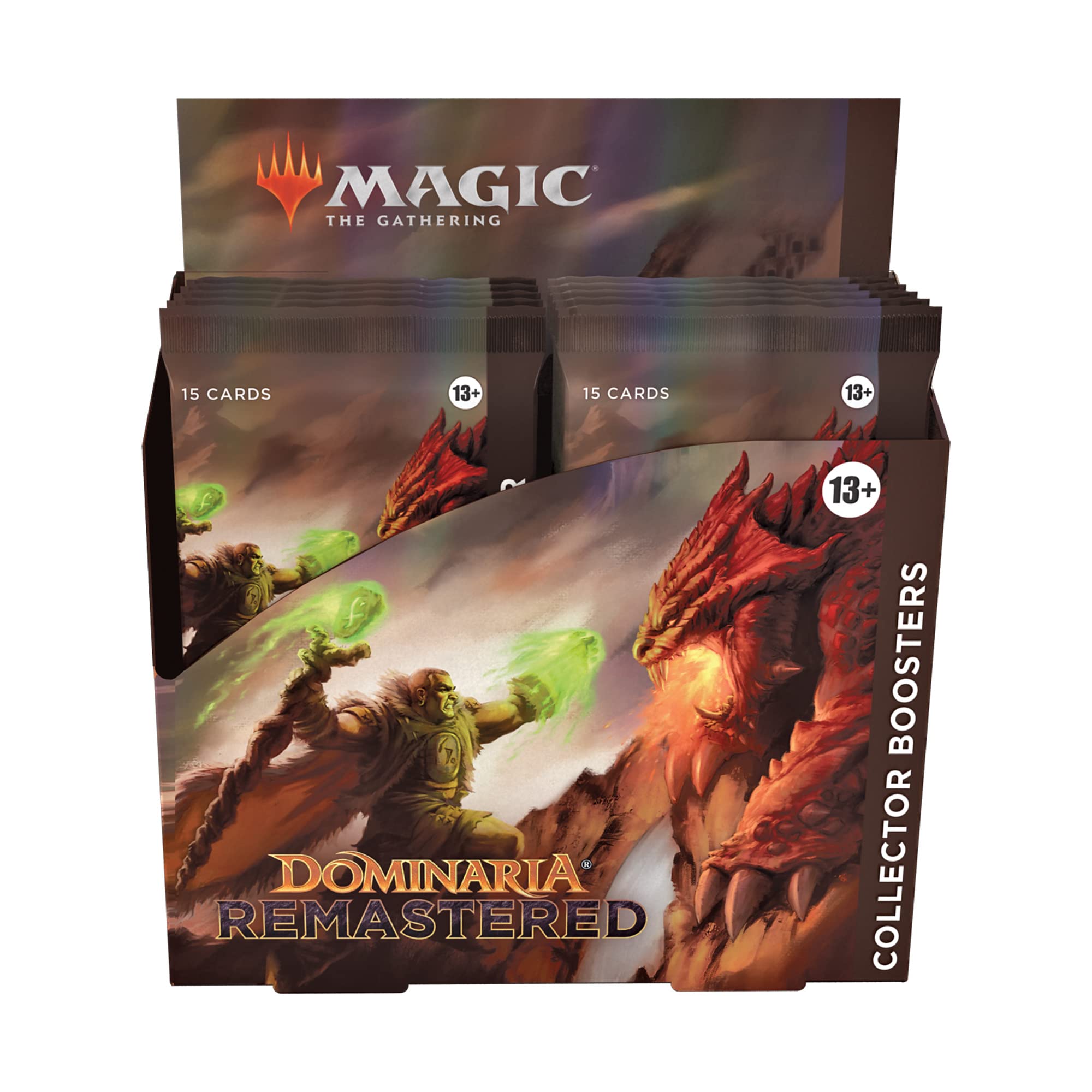Magic: The Gathering Dominaria Remastered Collector Booster Box, 12 Packs