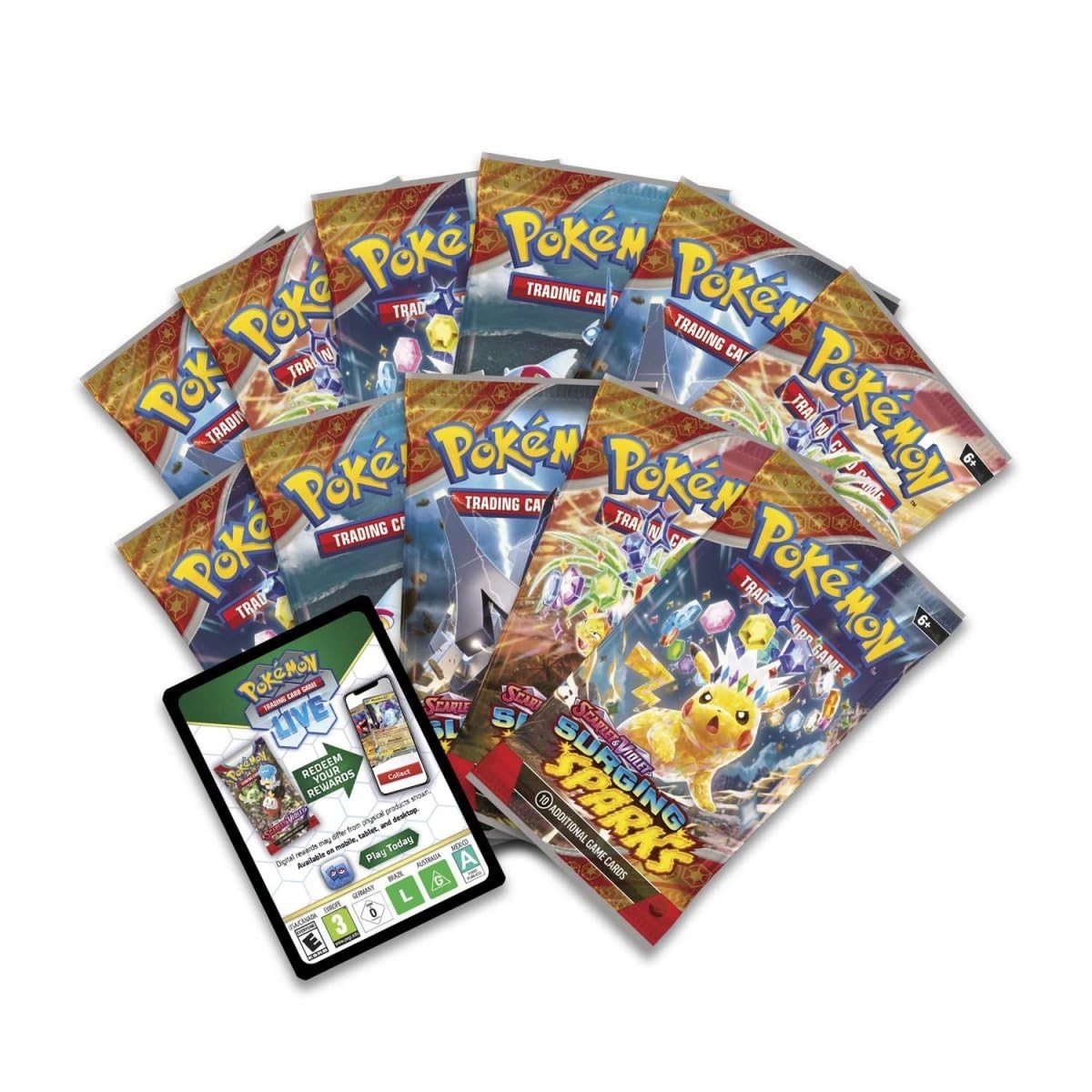 Pokemon TCG: Scarlet & Violet-Surging Sparks Pokemon Center Elite Trainer Box