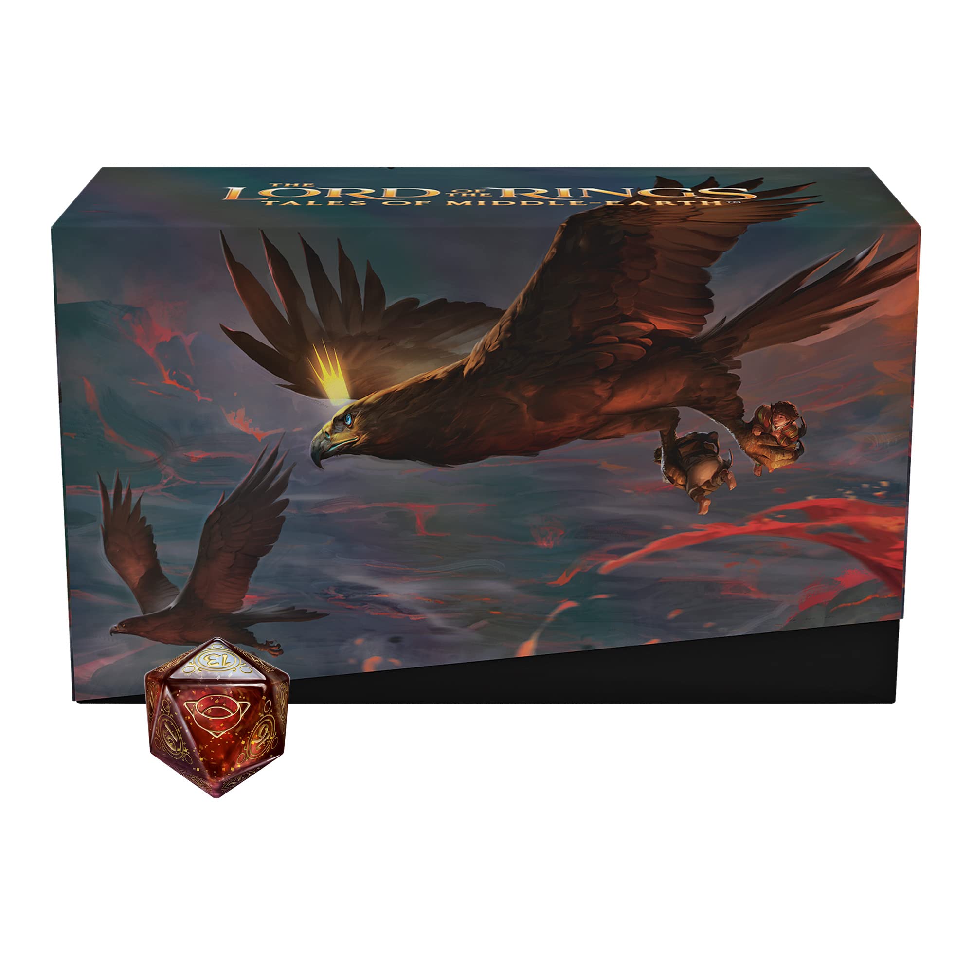 Magic: The Gathering The Lord of The Rings: Tales of Middle-Earth Gift Bundle - 8 Set Boosters, 1 Collector Booster + Accessories