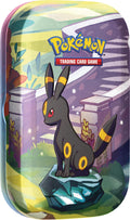 Pokemon TCG: Scarlet & Violet —Prismatic Evolutions Mini Tin - Umbreon (2 Booster Packs & 1 Coin)