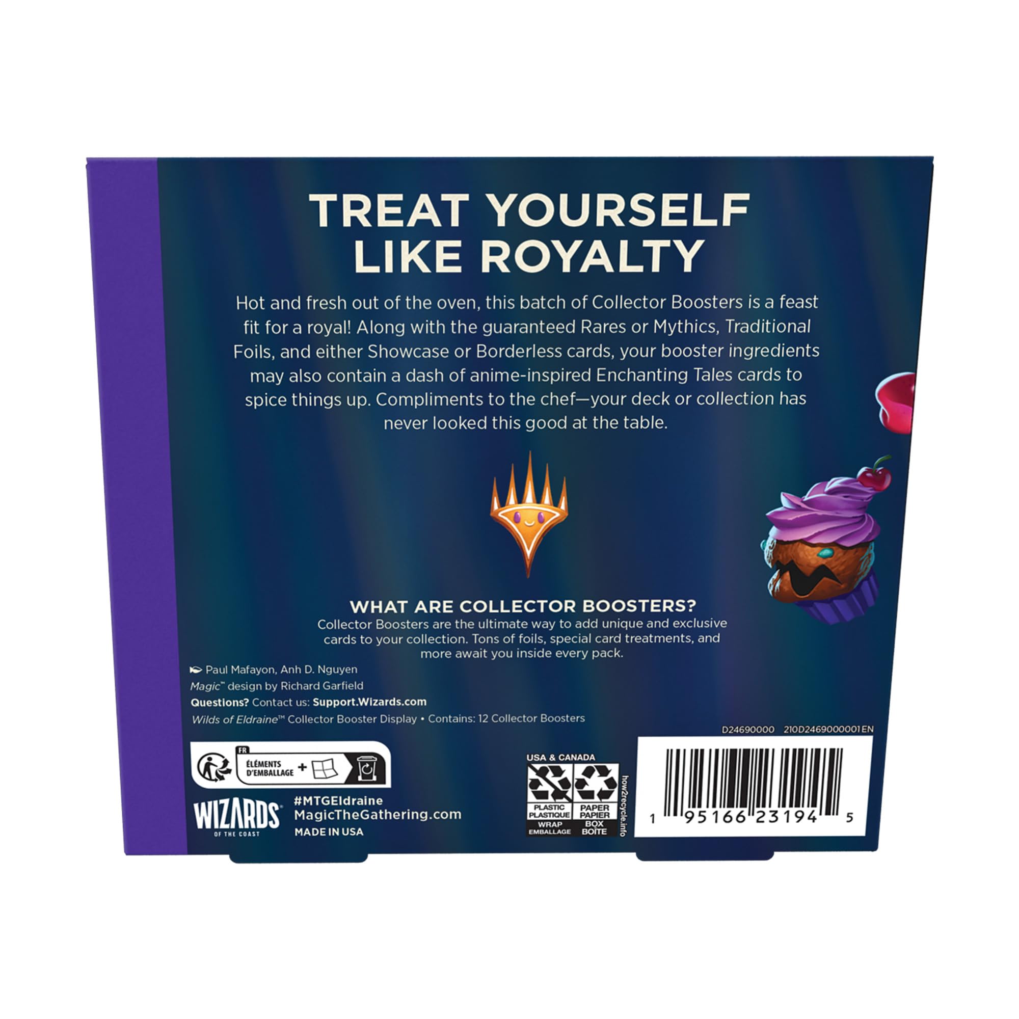 Magic: The Gathering Wilds of Eldraine Collector Booster Box - 12 Packs (180 Magic Cards)