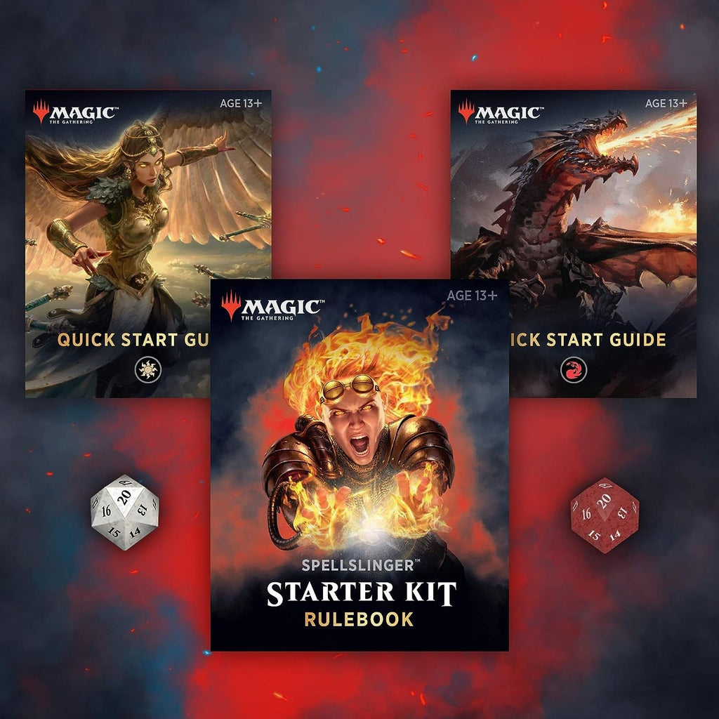 Magic: The Gathering Spellslinger Starter Kit Core Set 2020 (M20) | 2 Starter Decks | 2 Dice | 2 Learn to Play Guides