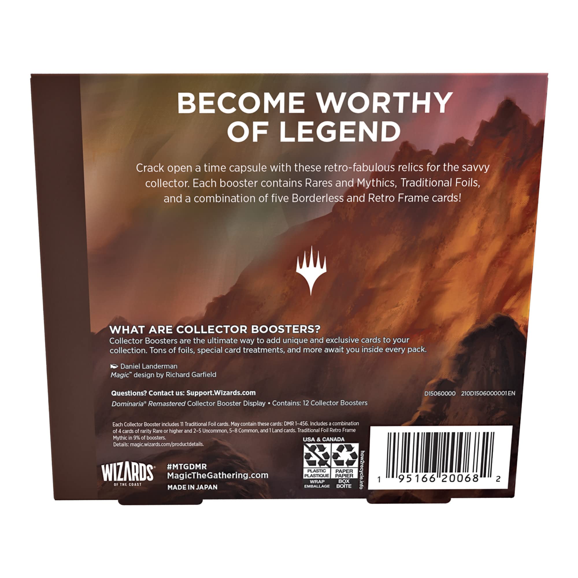 Magic: The Gathering Dominaria Remastered Collector Booster Box, 12 Packs