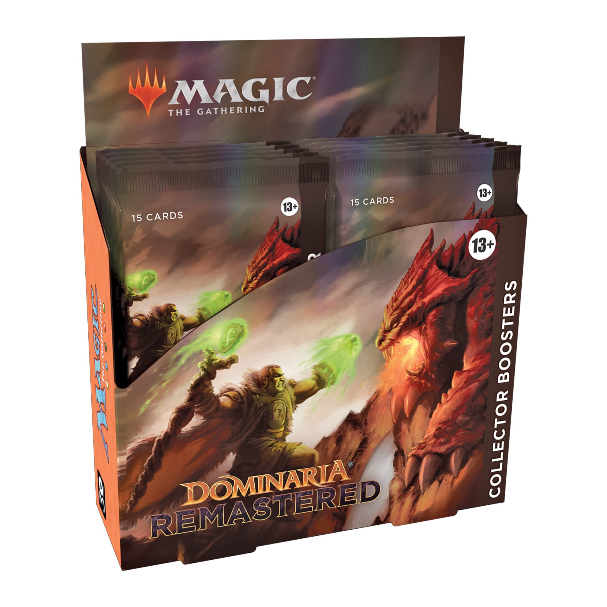 Magic: The Gathering Dominaria Remastered Collector Booster Box, 12 Packs