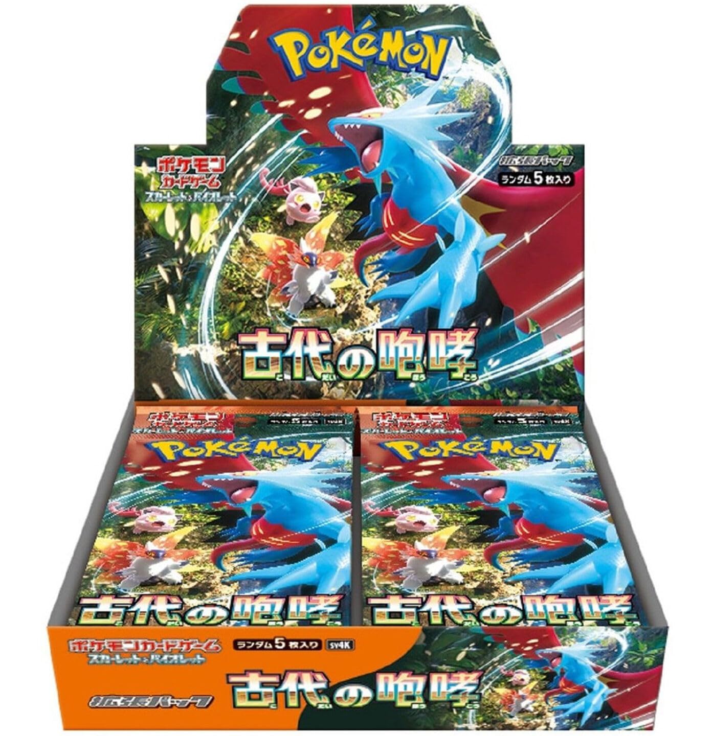 Pokemon Card Game Scarlet & Violet Expansion Pack Ancient Roar Booster Box (Japanese) - 30 Packs