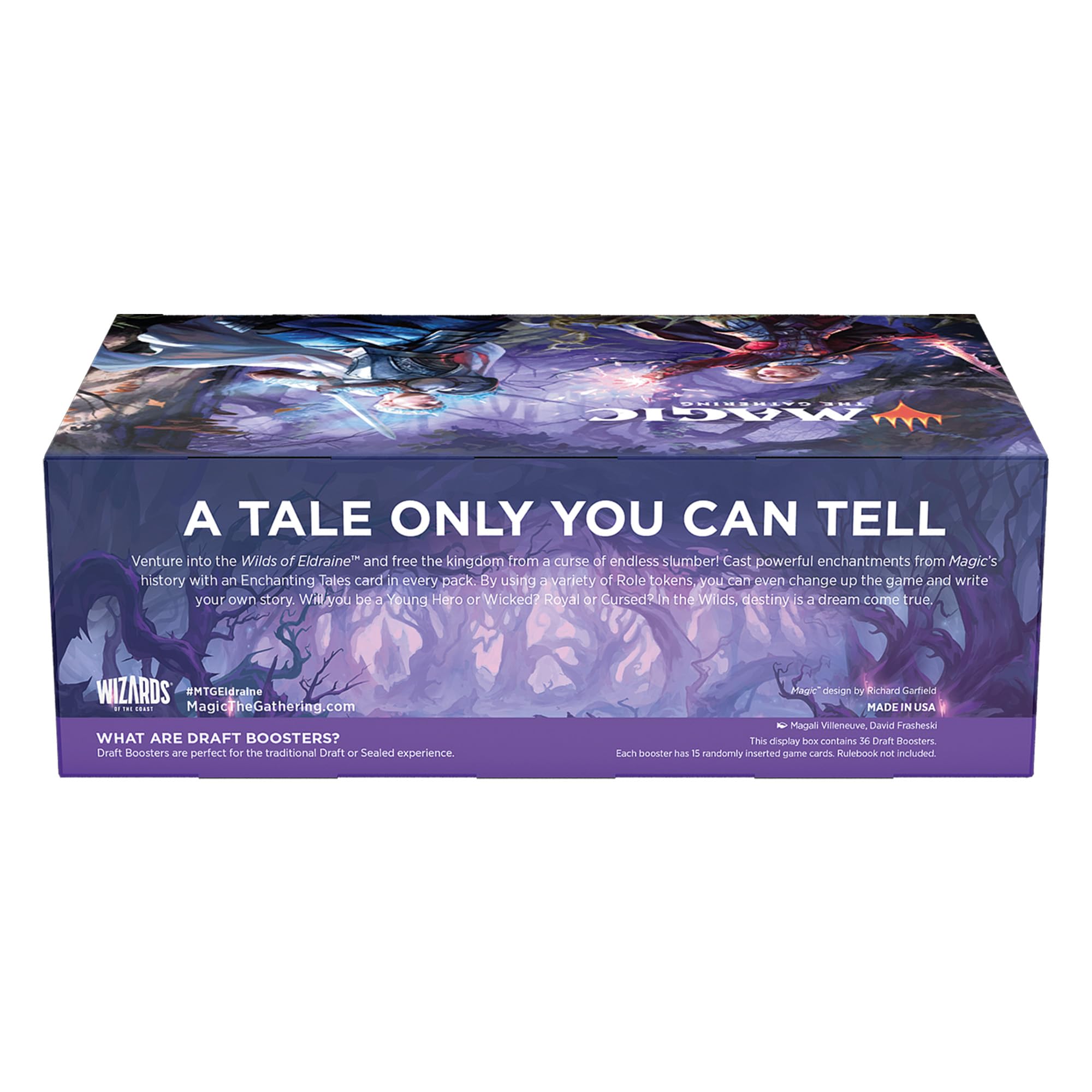 Magic: The Gathering Wilds of Eldraine Draft Booster Box - 36 Packs (540 Magic Cards)