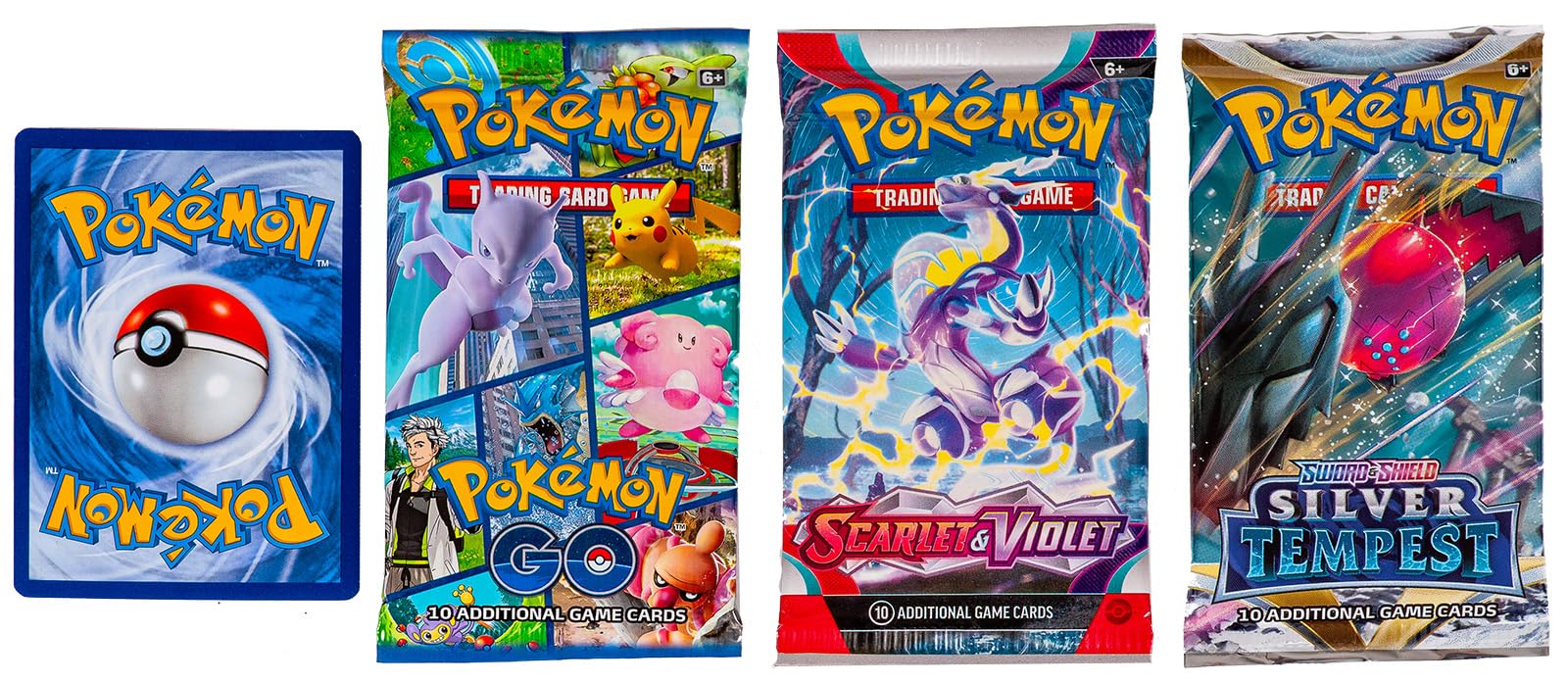 Pokemon TCG: 3 Booster Packs & 1 Random Foil | Includes 3 Blister Packs of Random Cards & 1 Individually Packed Holofoil Promo Card, 097712556710
