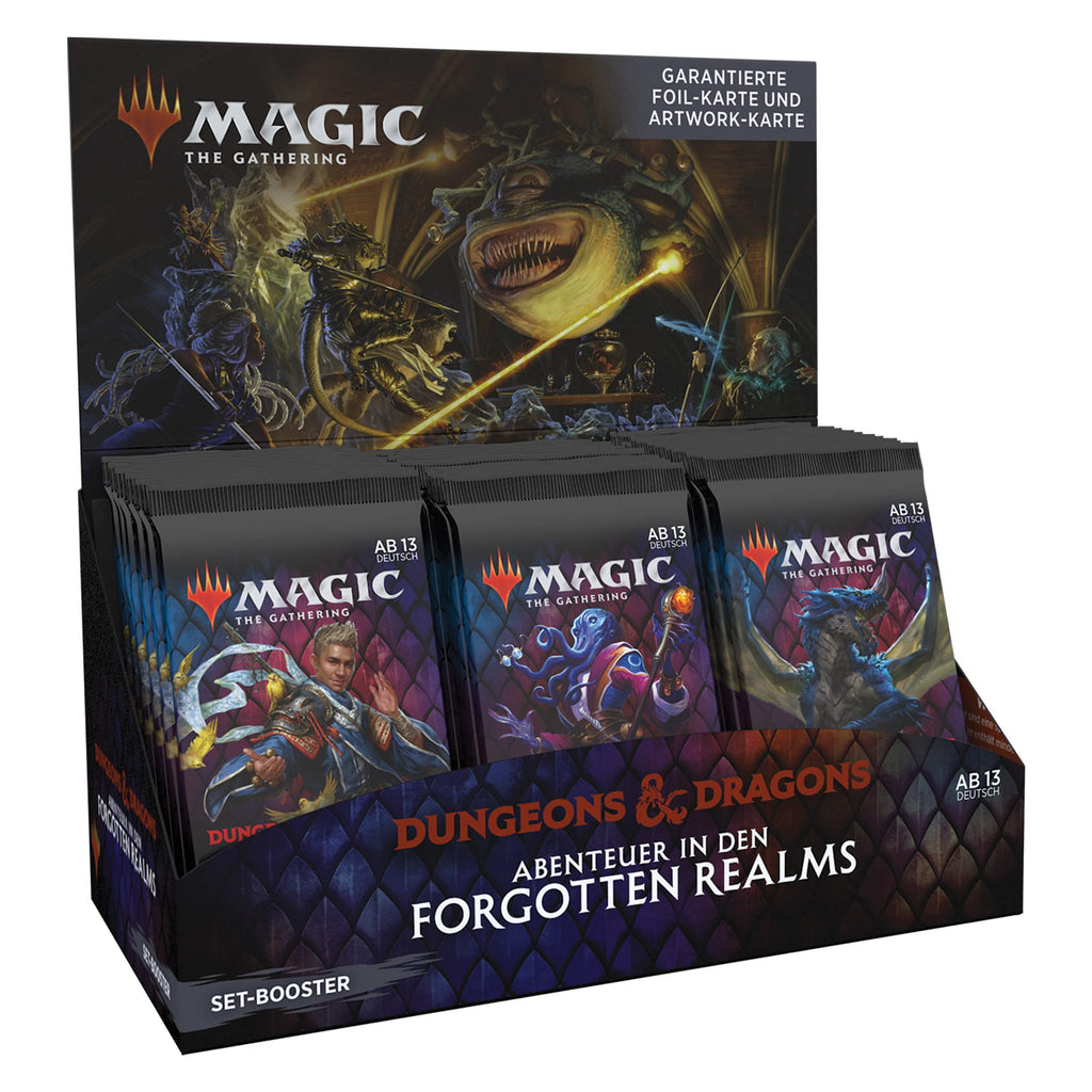 Magic: The Gathering Adventures in The Forgotten Realms Set Booster Box, 30 Packs, for ages 13+