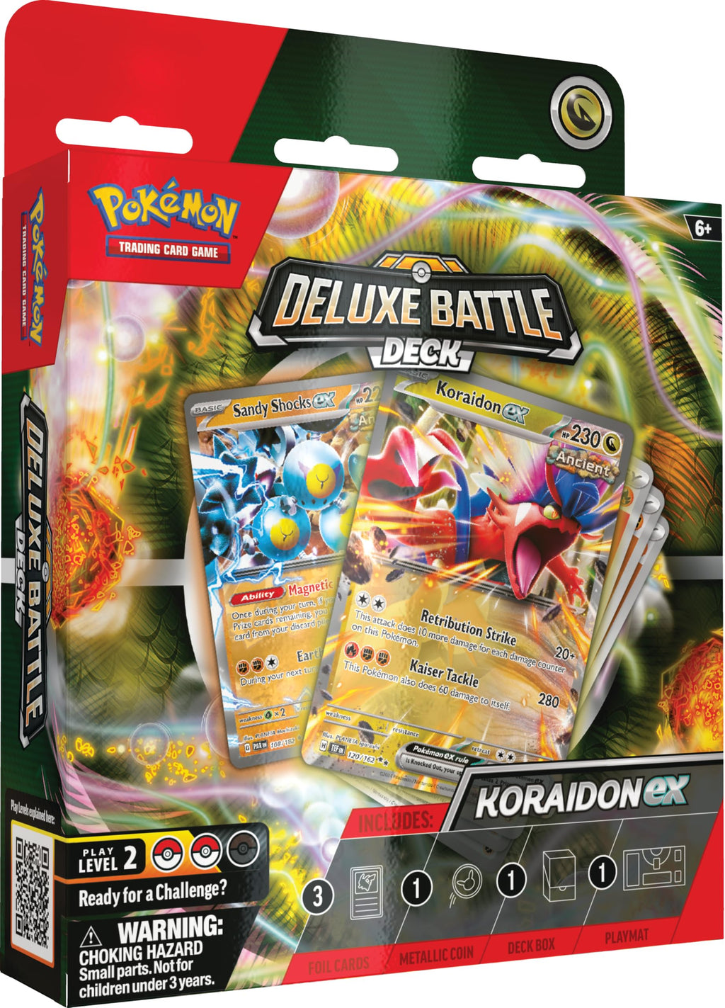 Pokemon TCG: Koraidon ex Deluxe Battle Deck (Ready-to-Play 60-Card Deck & Accessories)