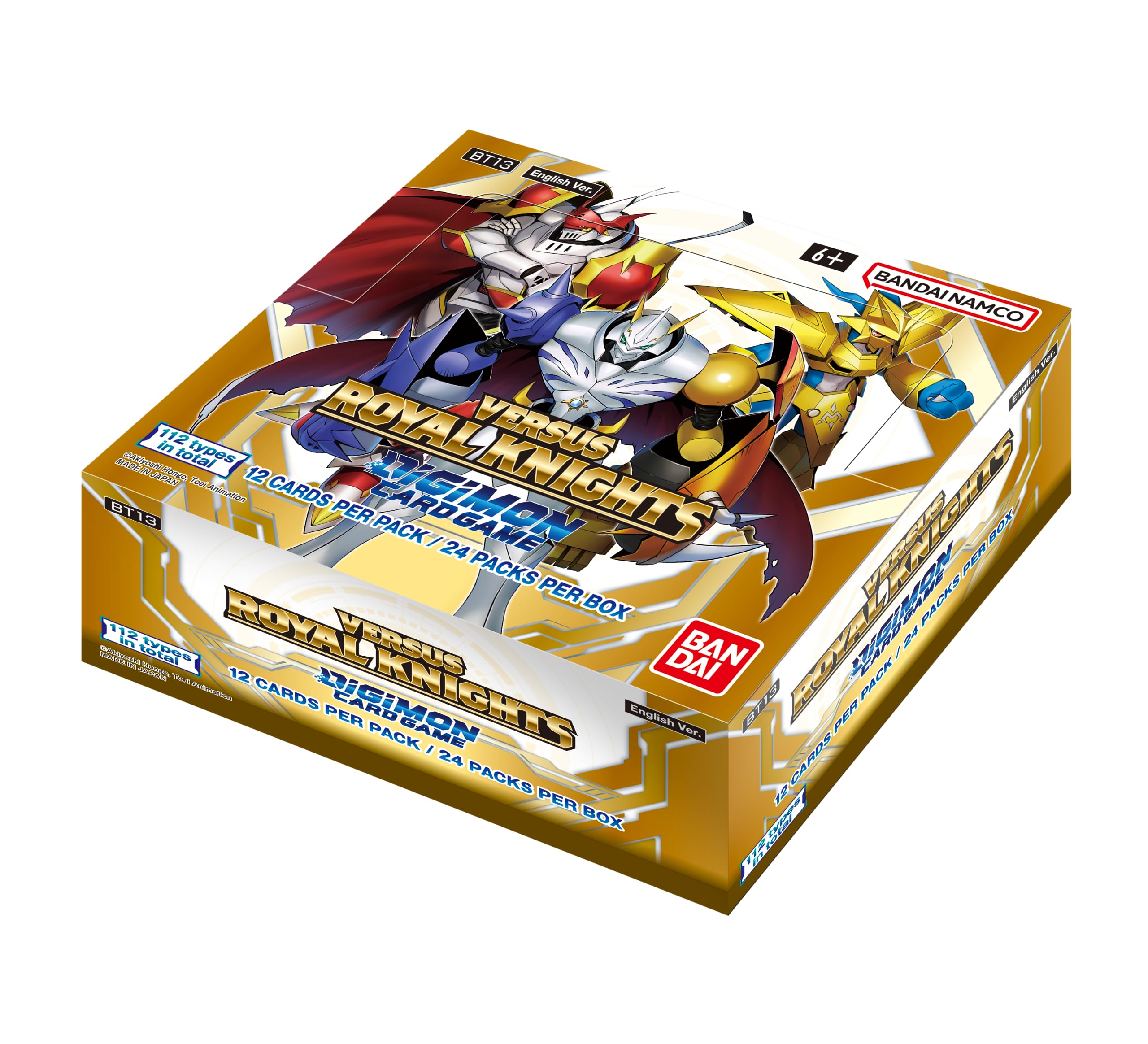 BANDAI NAMCO Entertainment Digimon Card Game: Versus Royal Knights Booster Box,Gold (BCL2686672)