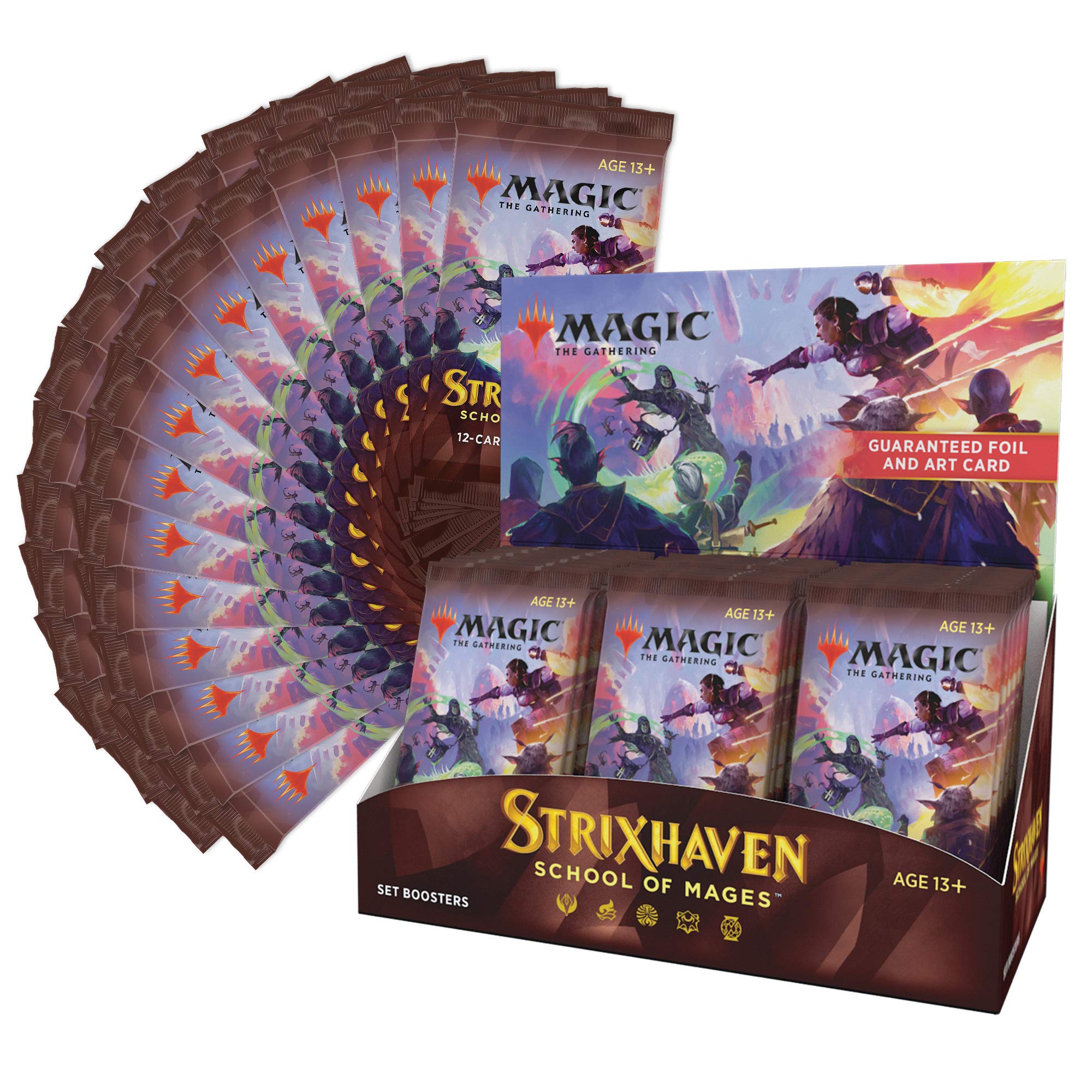 Magic: The Gathering Strixhaven Set Booster Box | 30 Packs (360 Magic Cards)