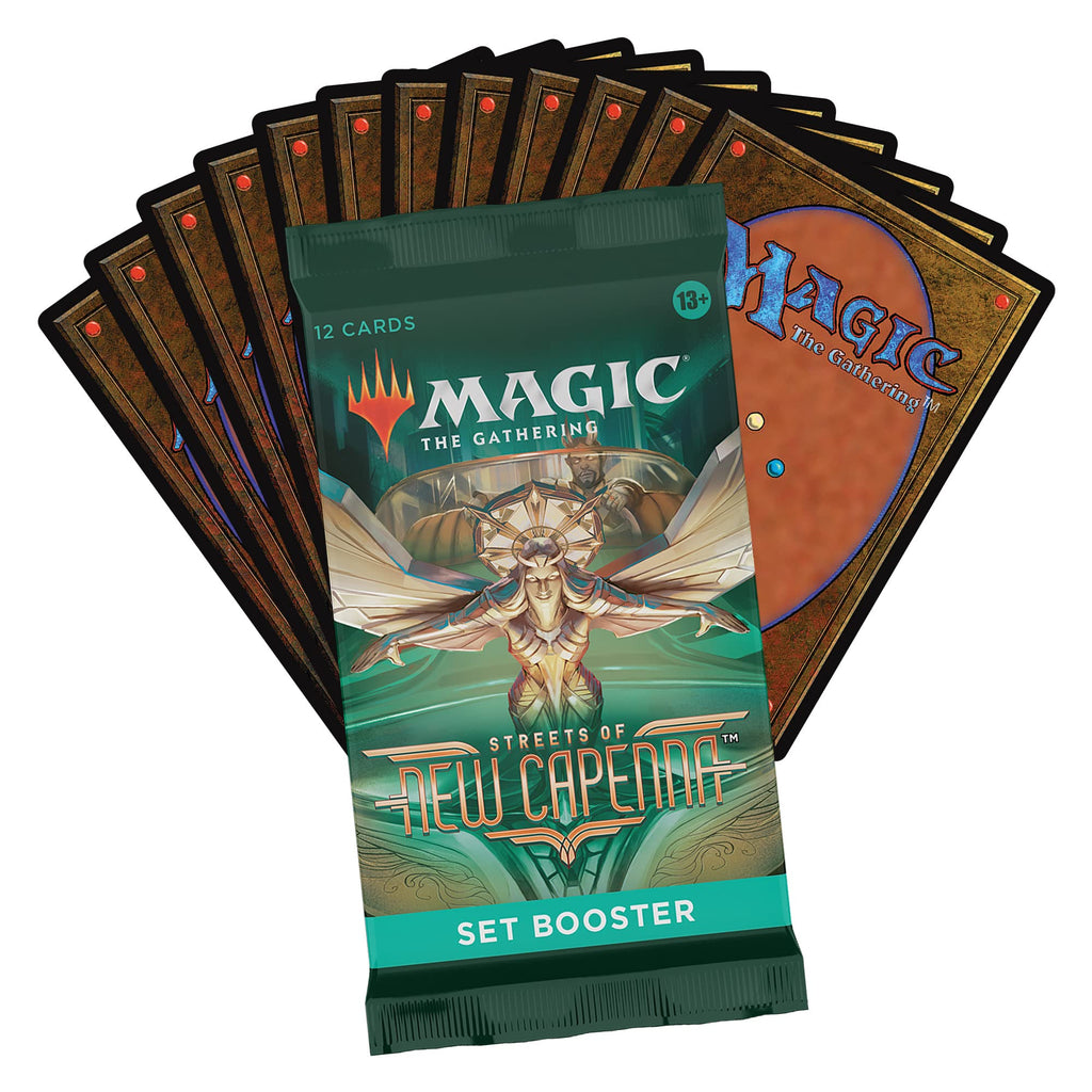 Magic: The Gathering Streets of New Capenna Set Booster Box | 30 Packs + 1 Box Topper (361 Magic Cards)
