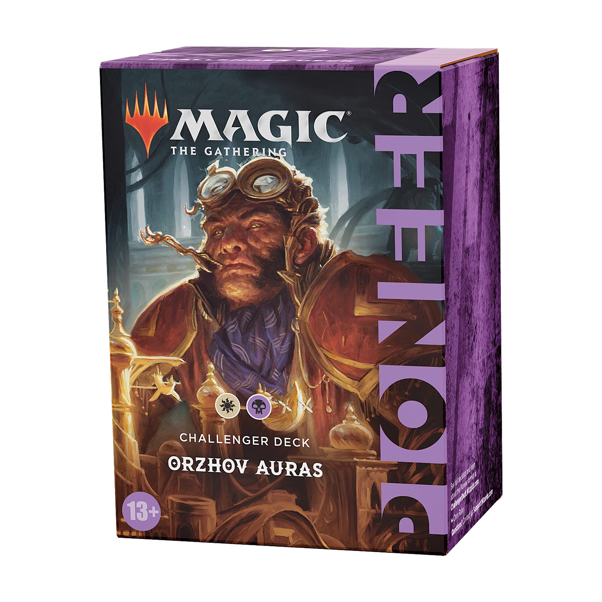 Magic: The Gathering Pioneer Challenger Decks 2021 – Orzhov Auras (White-Black), ages 13+ years