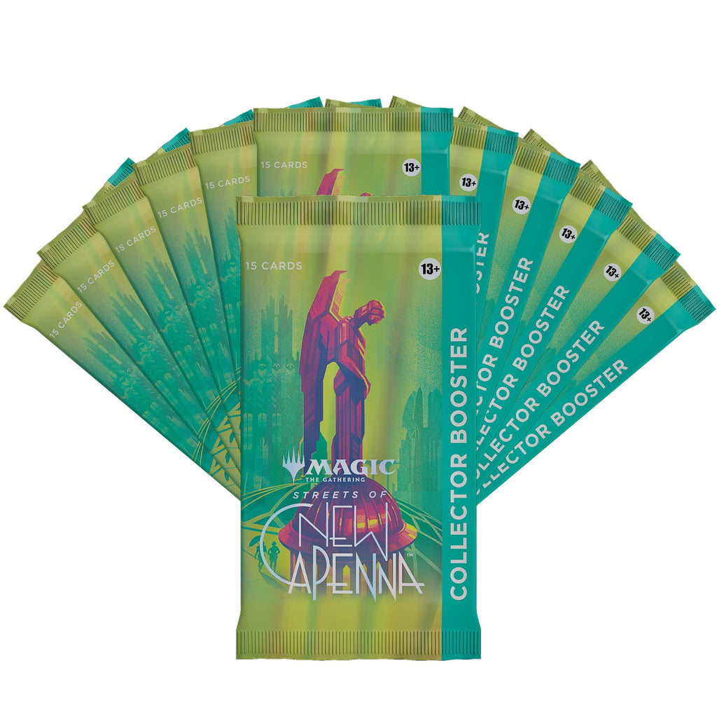 Magic: The Gathering Streets of New Capenna Collector Booster Box | 12 Packs + 1 Box Topper (181 Magic Cards)