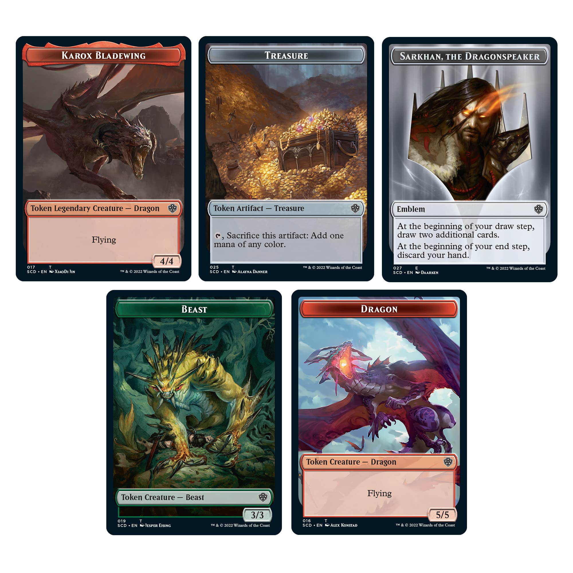 Magic: The Gathering Starter Commander Deck – Draconic Destruction (Red-Green) | Ready-to-Play Deck for Beginners and Fans | Ages 13+ | Collectible Card Games