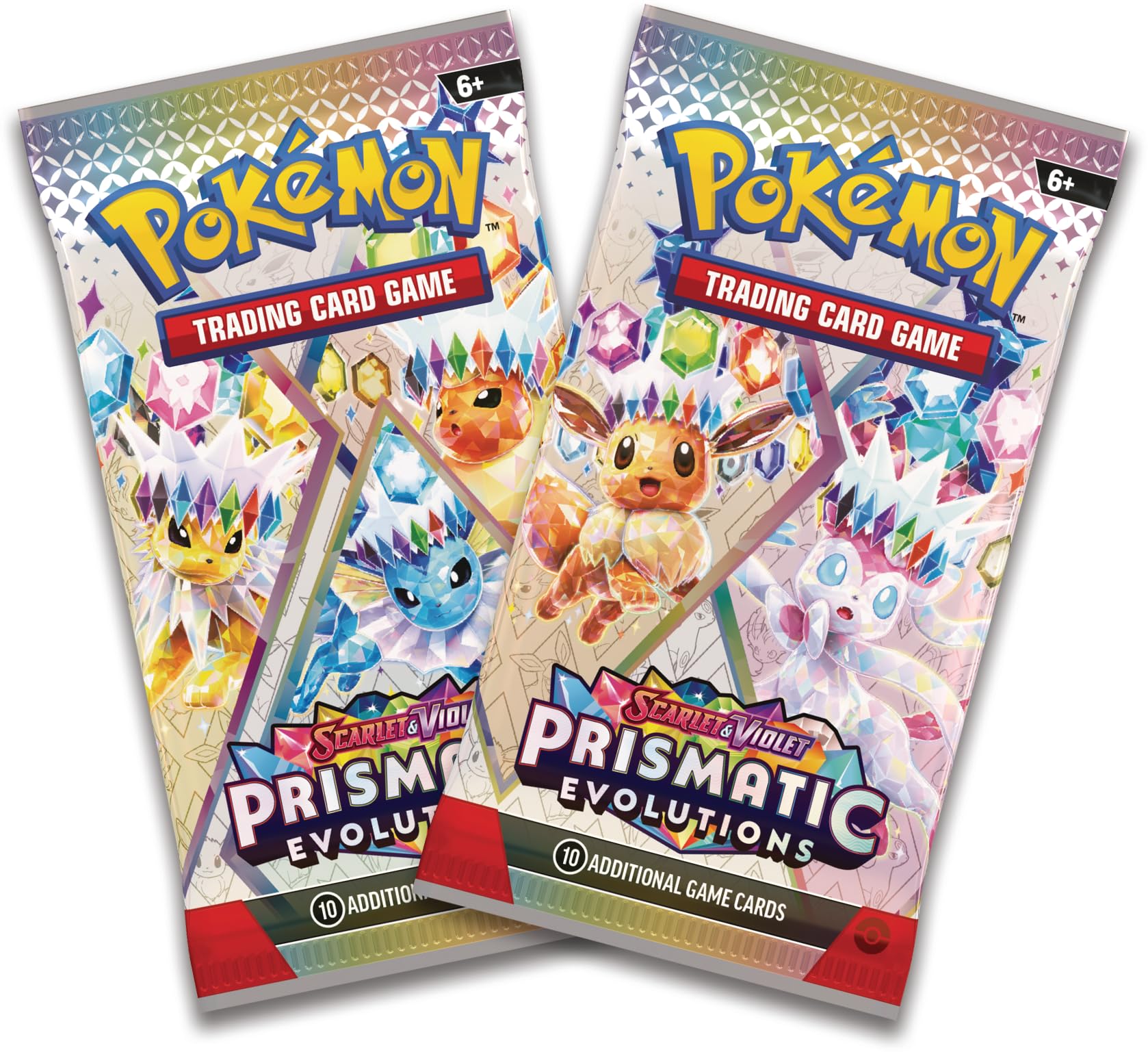 Pokemon TCG: Scarlet & Violet —Prismatic Evolutions Mini Tin - Vaporeon (2 Booster Packs & 1 Coin)