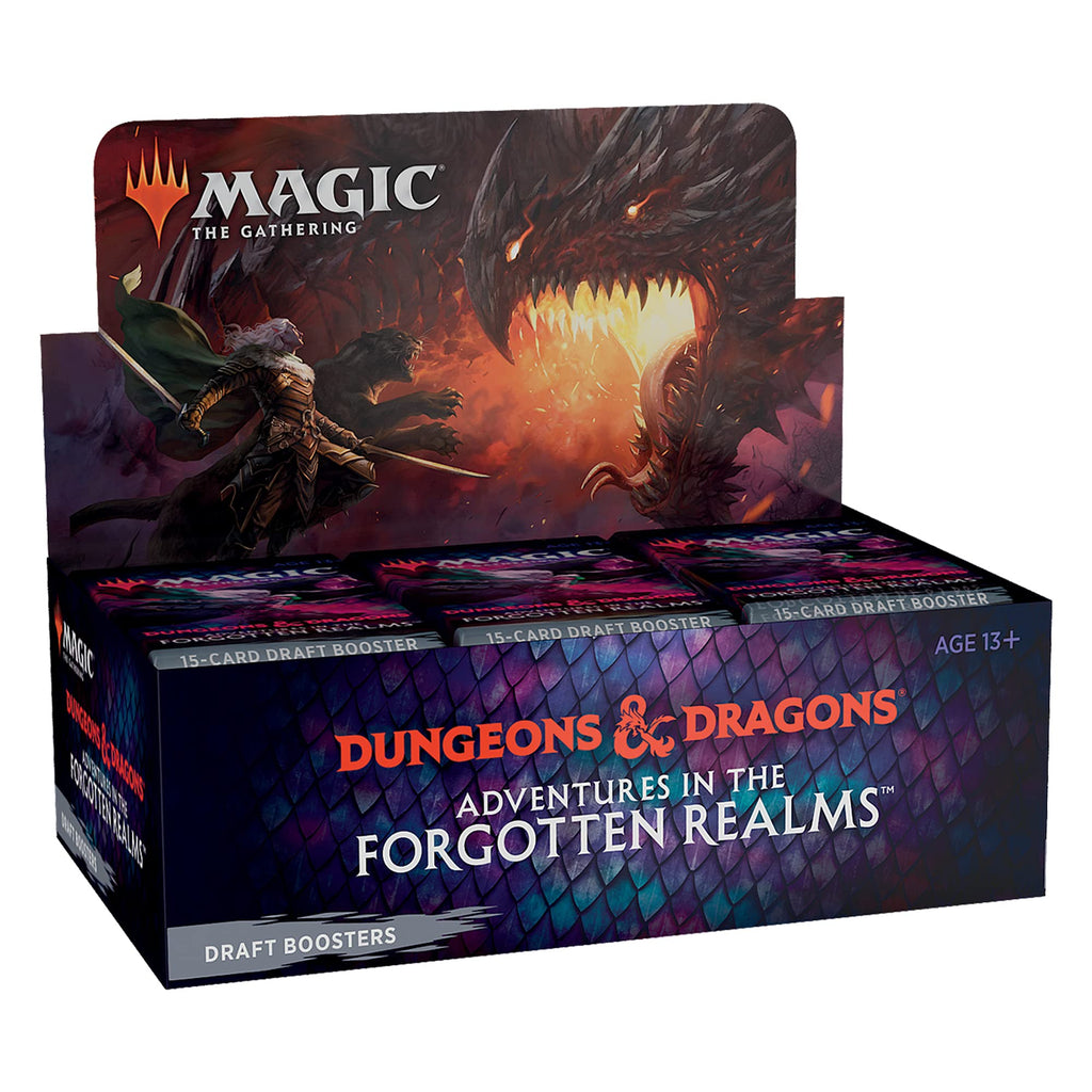 Magic The Gathering Adventures in The Forgotten Realms Draft Booster Box, 36 Packs