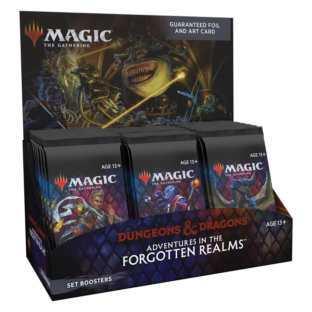 Magic: The Gathering Adventures in The Forgotten Realms Set Booster Box, 30 Packs, for ages 13+